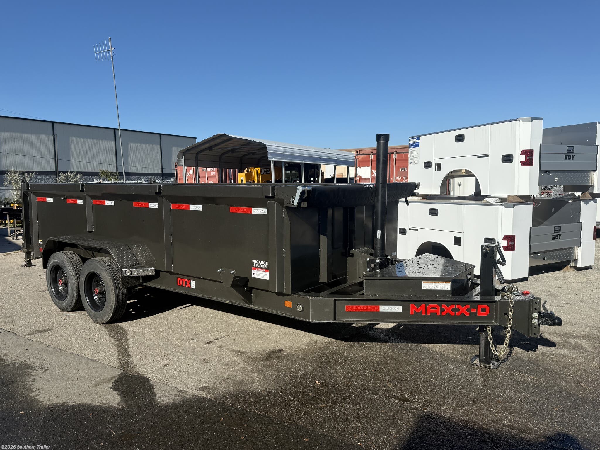 2026 MAXX-D 83X16X3 Telescopic Dump 7GA Floor 16K GVWR - New Dump Trailer for sale by Southern Trailer in Englewood, Florida