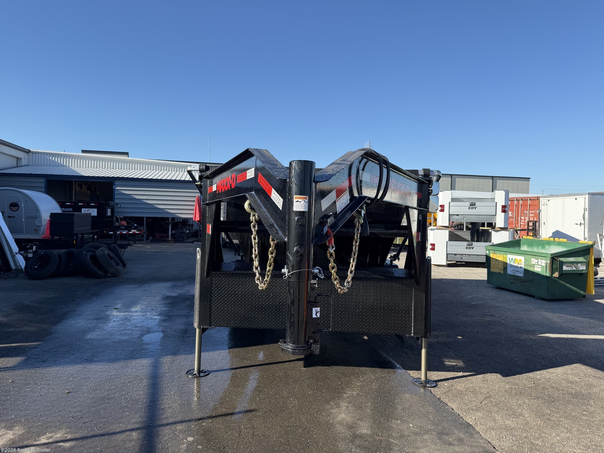 2026 83X14 Gooseneck Roll Off Dump Trailer 18K GVWR by MAXX-D from Southern Trailer in Englewood, Florida