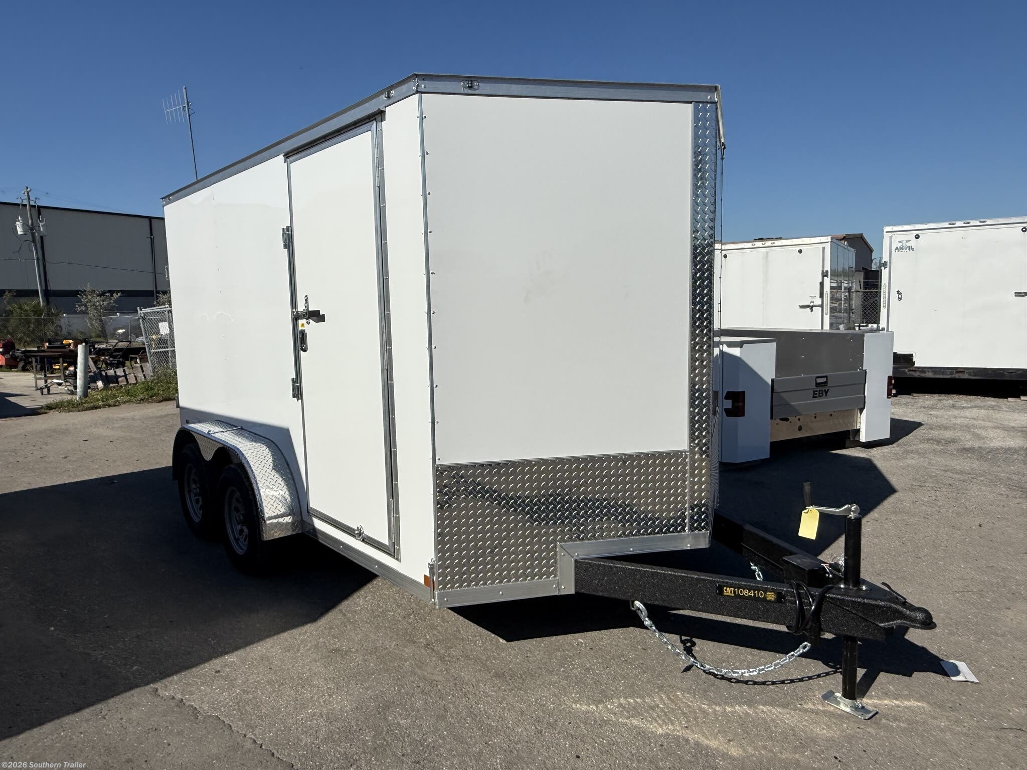 2026 Covered Wagon 7X12 Tandem Axle Enclosed Cargo 7K GVWR - New Cargo Trailer for sale by Southern Trailer in Englewood, Florida