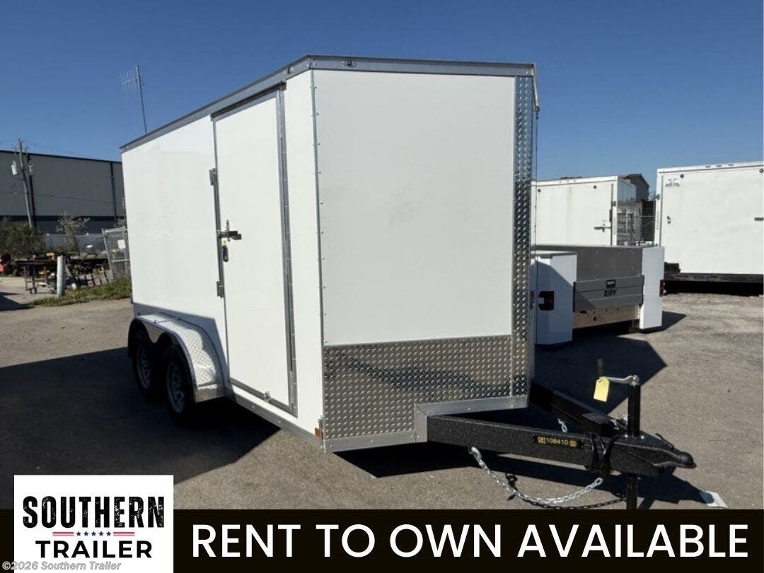 2026 Covered Wagon 7X12 Tandem Axle Enclosed Cargo 7K GVWR