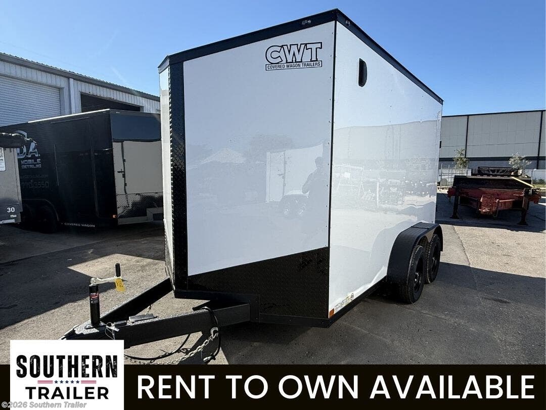 2026 Covered Wagon 7X12 Tandem Axle Enclosed Cargo 7K GVWR