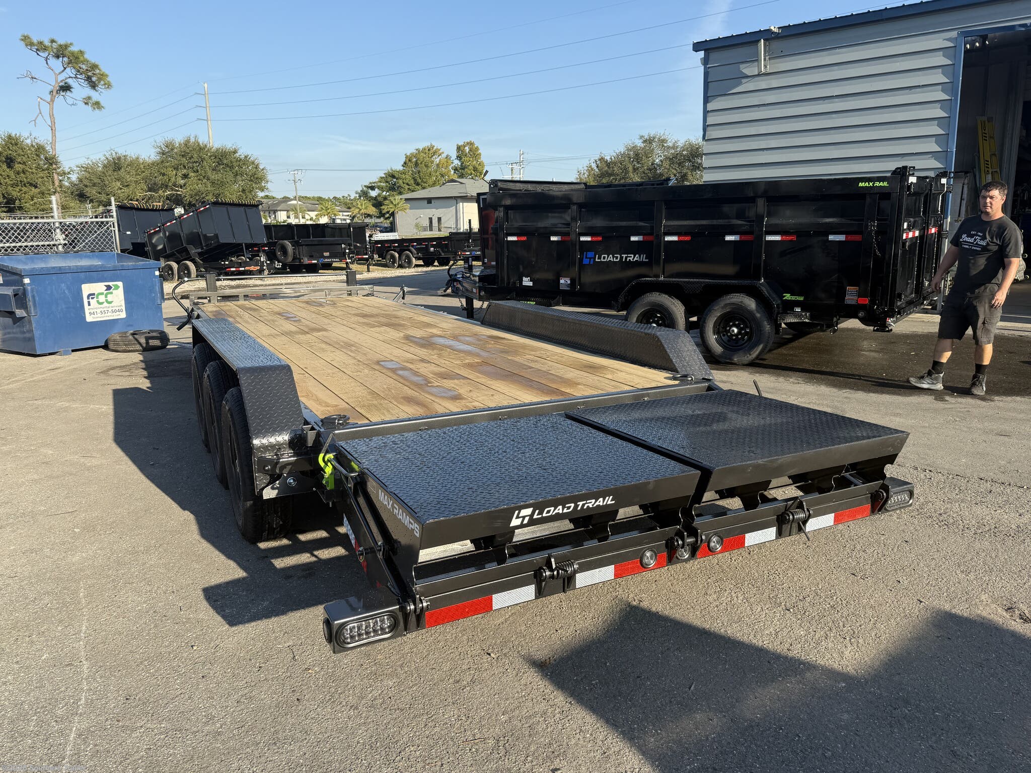 New 2026 Load Trail CH 83X24 Triple Axle Equip. Trailer w/MAX Ramps 21K available in Englewood, Florida