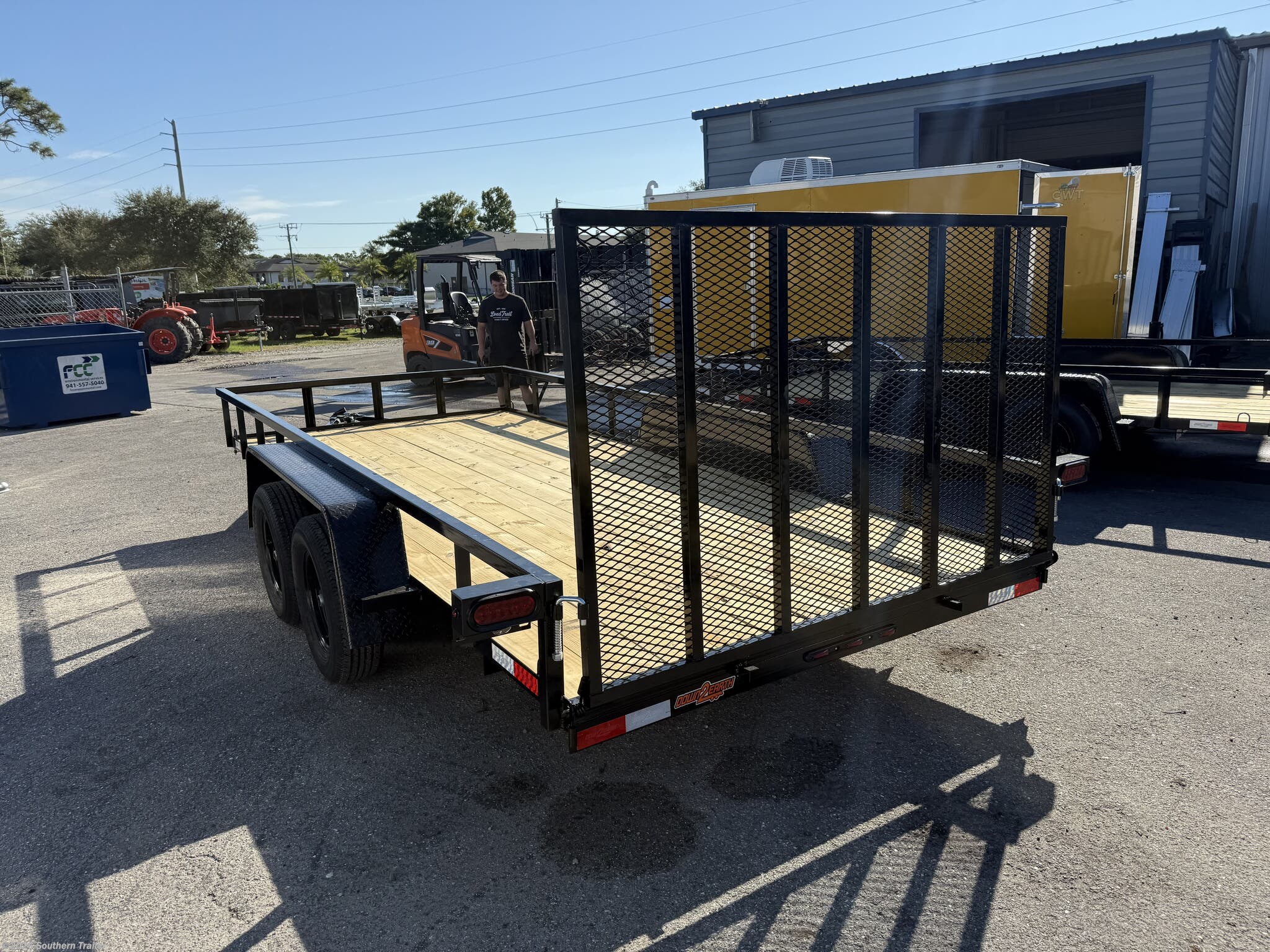 New 2026 Down 2 Earth 82X14 Utility Trailer 7K GVWR available in Englewood, Florida