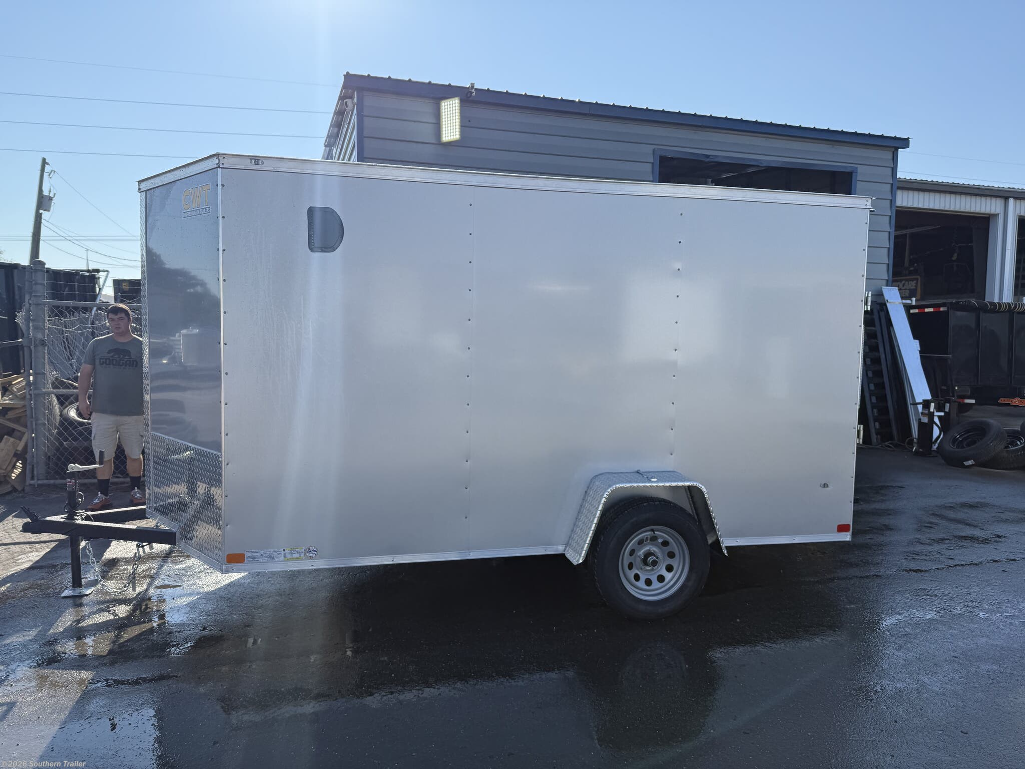 New 2026 Covered Wagon 6X12 Single Axle Enclosed Cargo Trailer 2990 GVWR available in Englewood, Florida