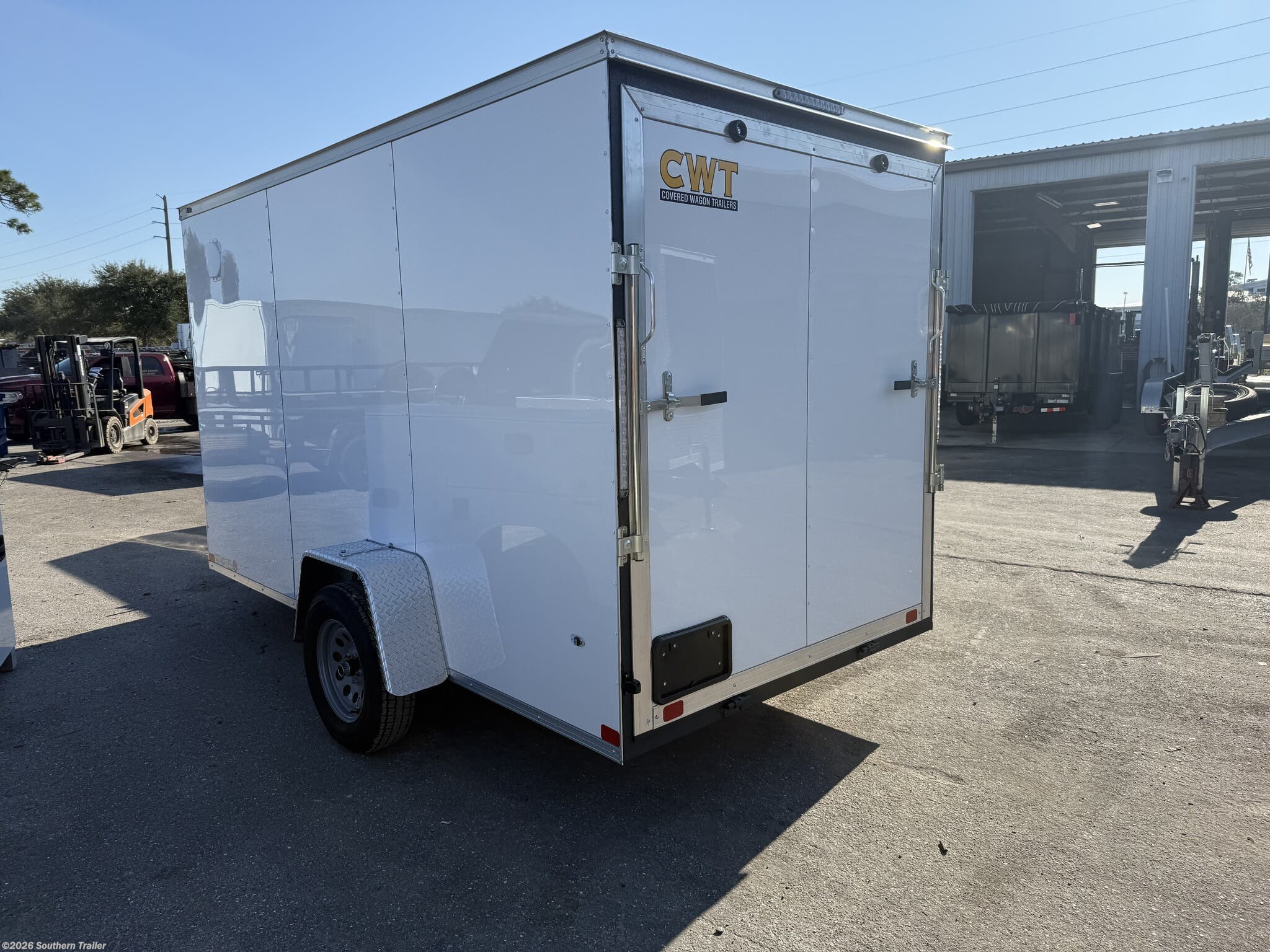 New 2026 Covered Wagon 6X12 Single Axle Enclosed Cargo Trailer 2990 GVWR available in Englewood, Florida