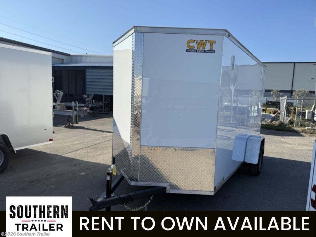 2026 Covered Wagon 6X12 Single Axle Enclosed Cargo Trailer 2990 GVWR