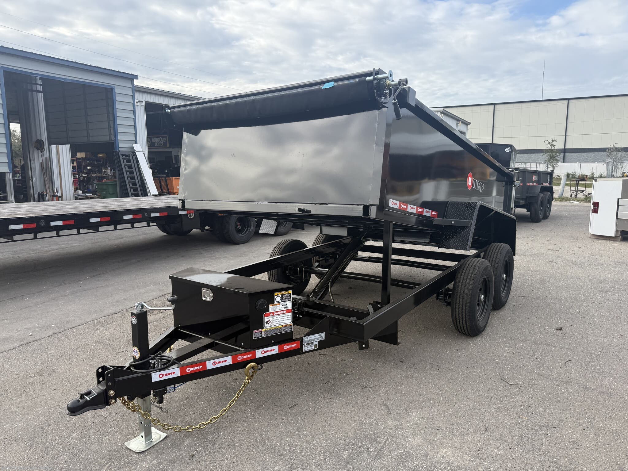 2026 U-Dump 6X12 Dump Trailer 9990 GVWR 31" Sides