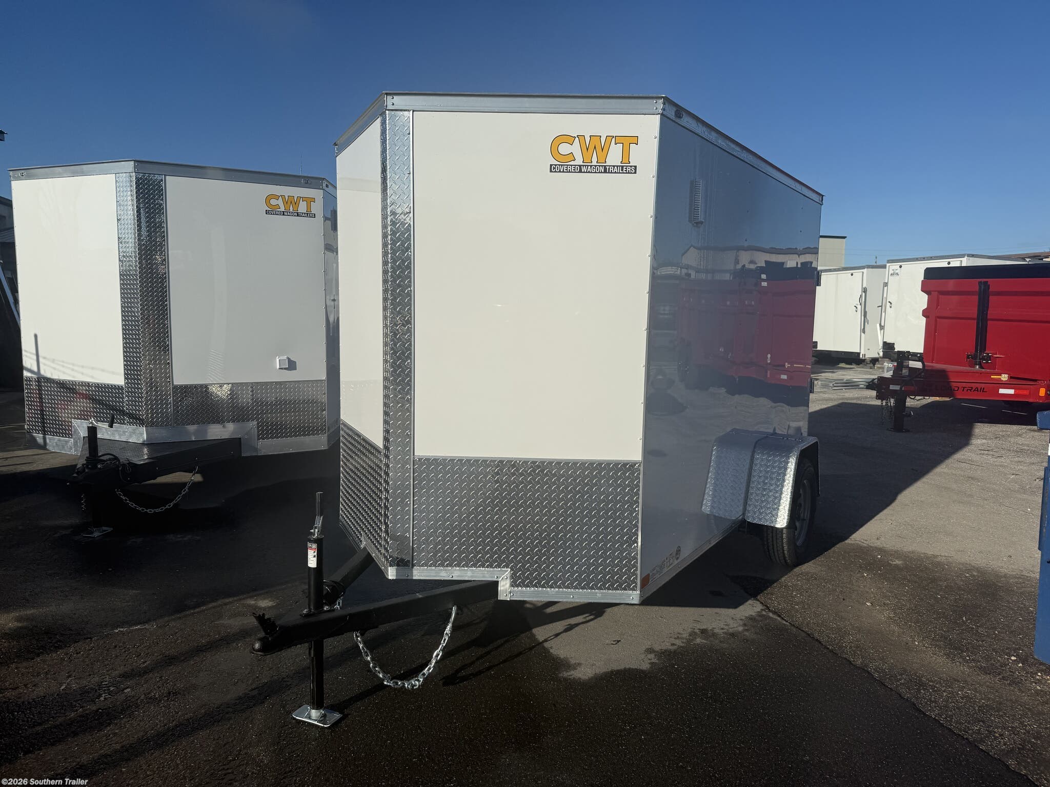 2026 Covered Wagon 6X10 Single Axle Enclosed Cargo Trailer 2990 GVWR - New Cargo Trailer for sale by Southern Trailer in Englewood, Florida