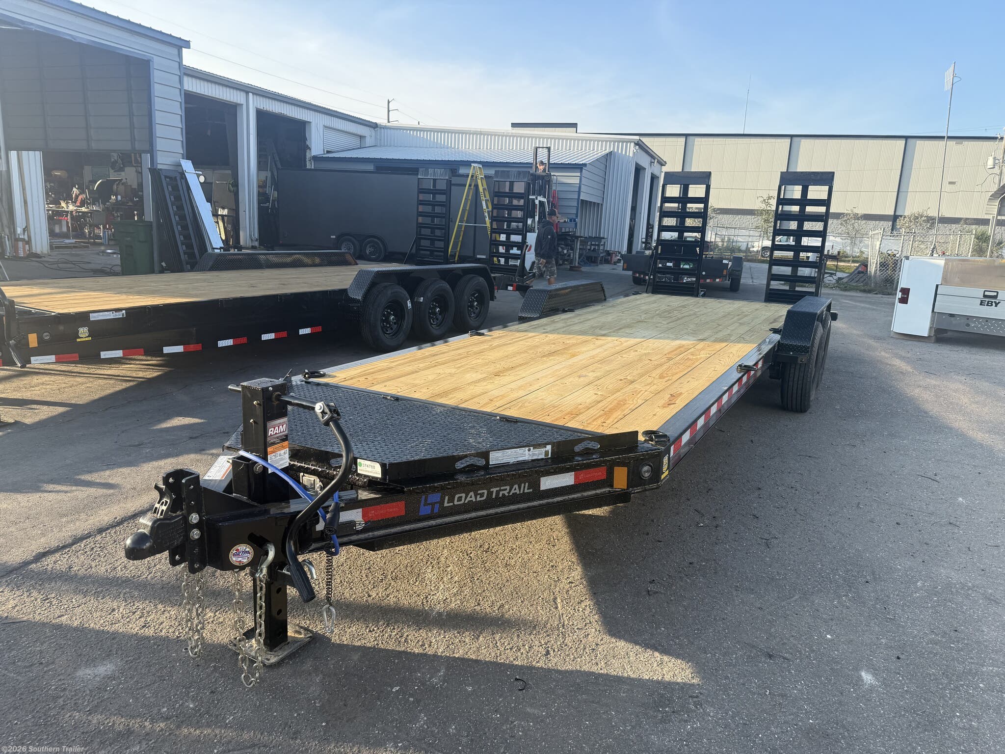 2026 Load Trail CB 83X22 Equipment Trailer w/Fork Holders 14K GVWR