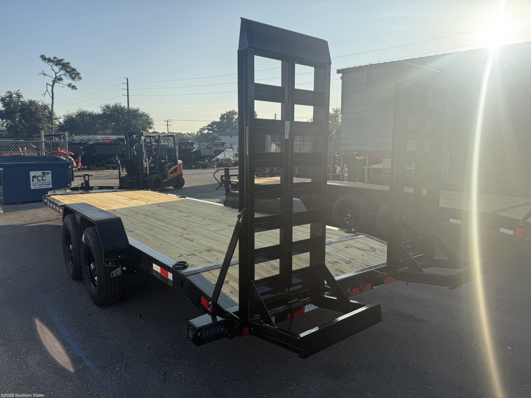 2026 CB 83X22 Equipment Trailer w/Fork Holders 14K GVWR by Load Trail from Southern Trailer in Englewood, Florida