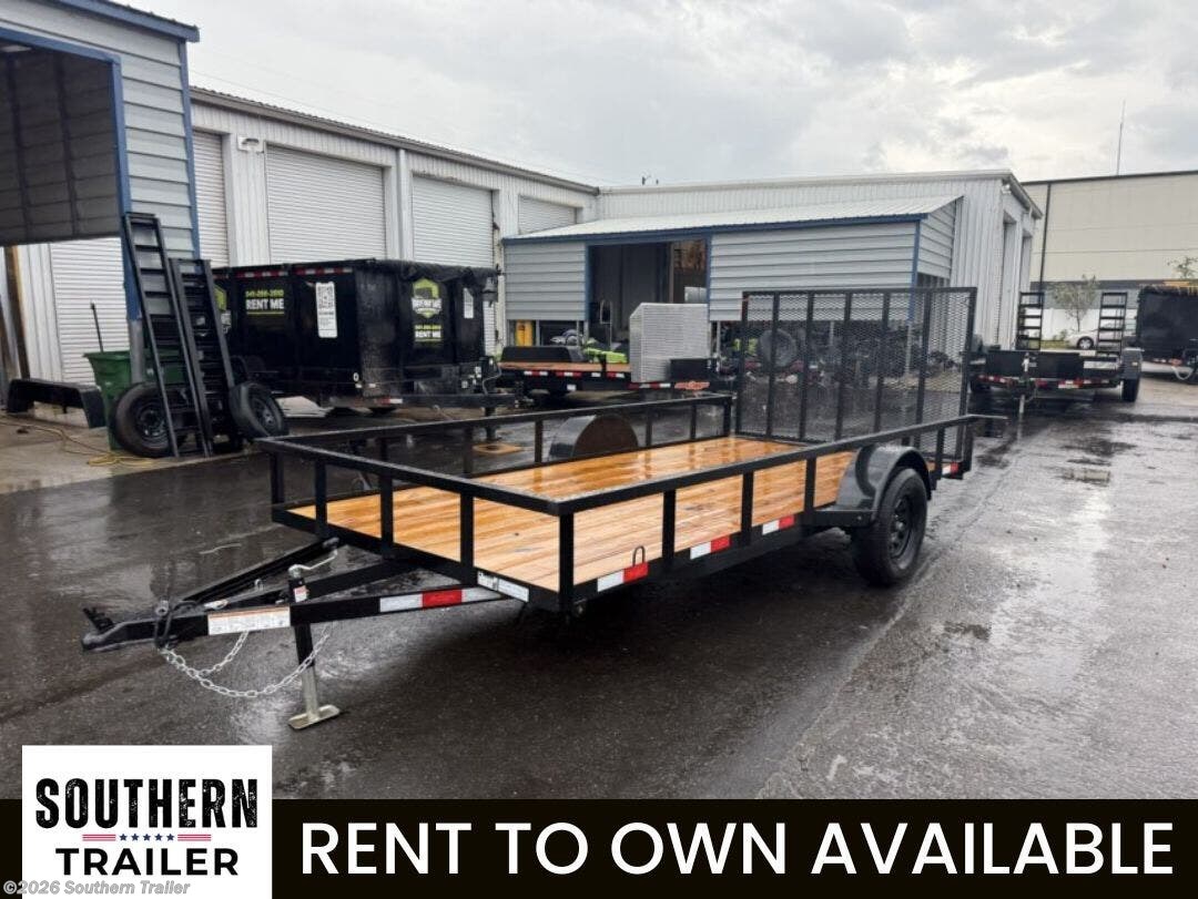 2026 Down 2 Earth 76X14 Tube Top Utility Trailer 2990 GVWR