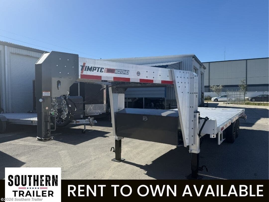 2026 Timpte 20' HD Gooseneck Aluminum Deckover Trailer 16K GVW