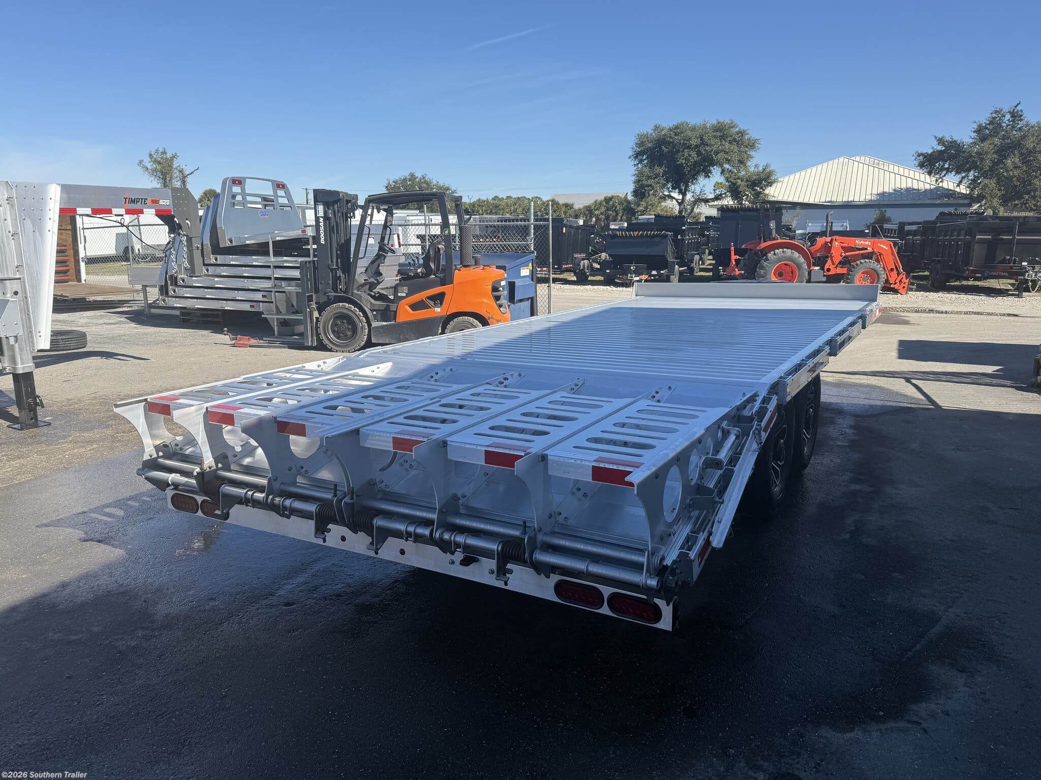 2026 Timpte 20' Aluminum Deckover Trailer 14K GVWR - New Deckover/Flat Deck Trailer for sale by Southern Trailer in Englewood, Florida