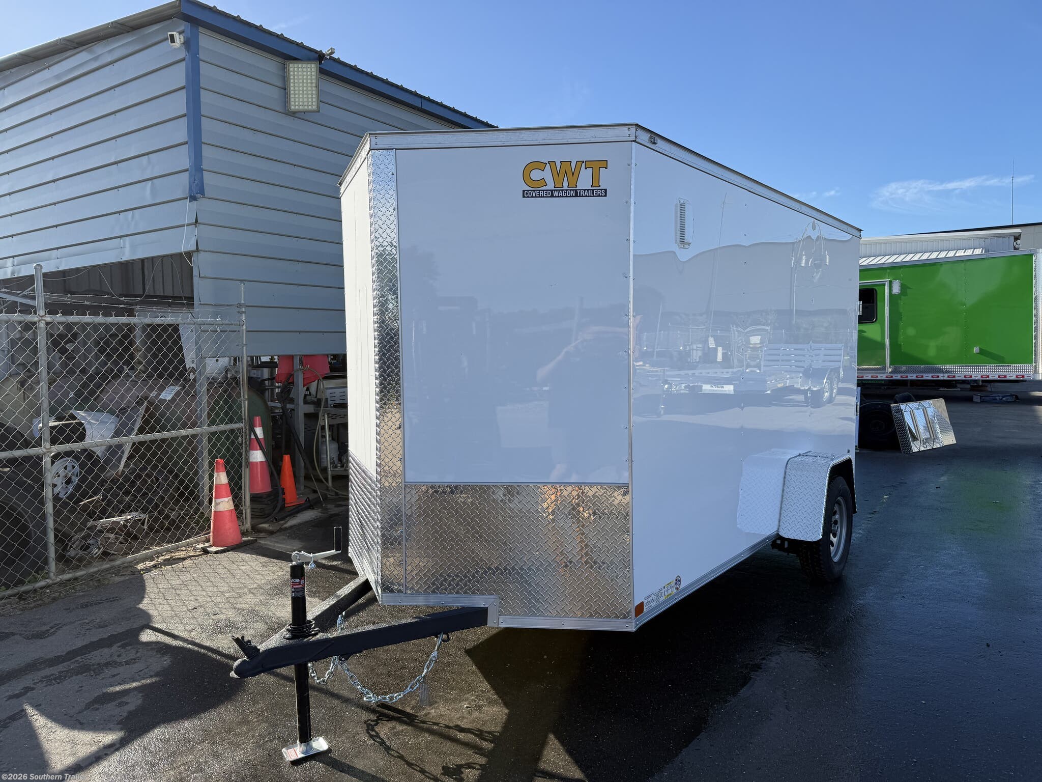 2026 Covered Wagon 6X12 Single Axle Enclosed Cargo Trailer 2990 GVWR