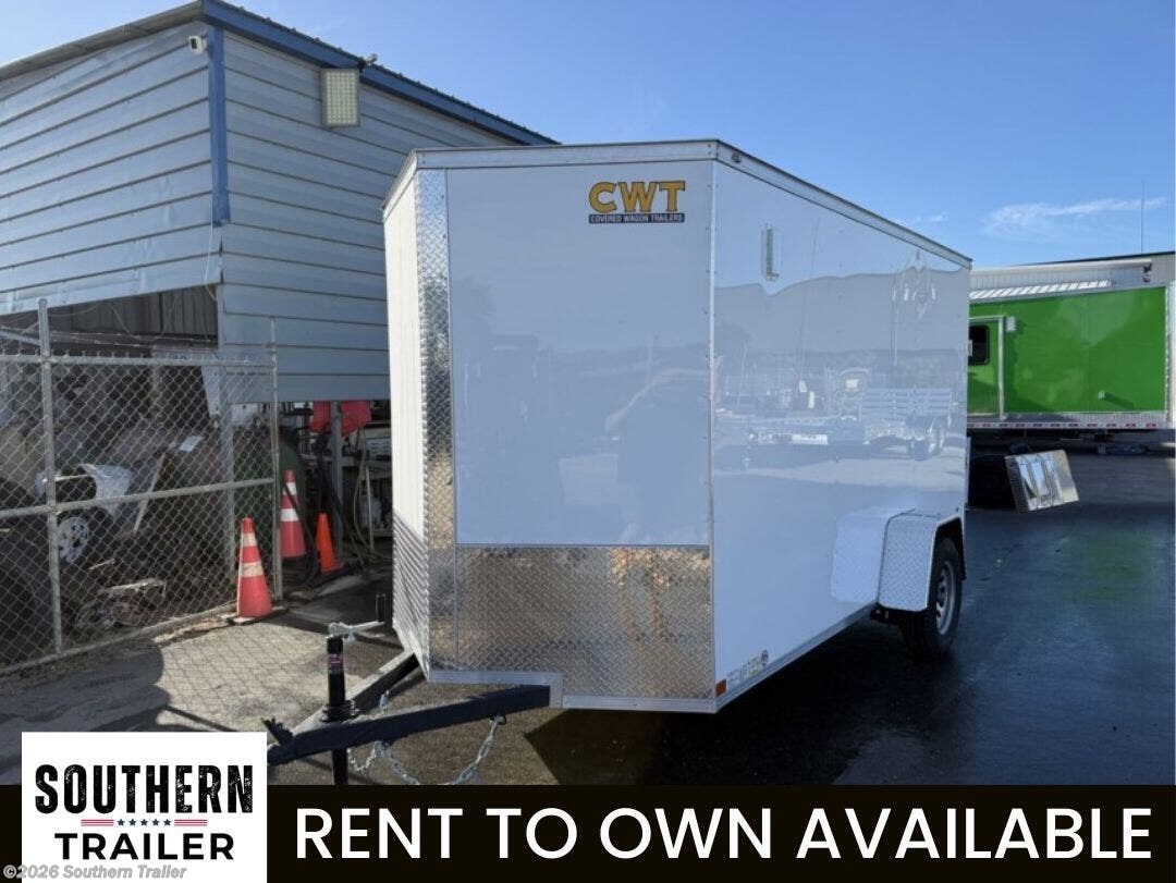 2026 Covered Wagon 6X12 Single Axle Enclosed Cargo Trailer 2990 GVWR