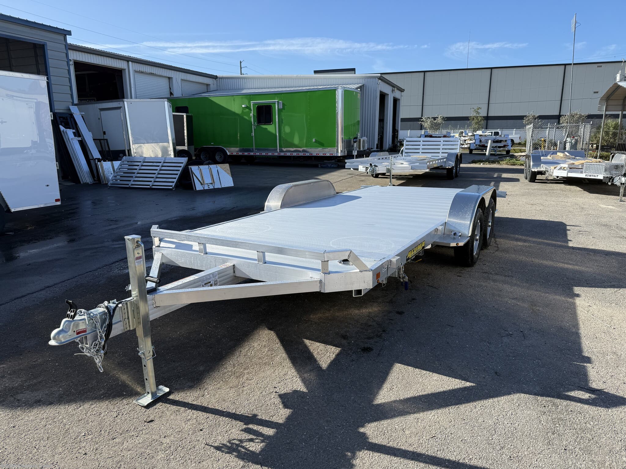 2027 Aluma 8216 Tilt 16' Aluminum Tilt Car Hauler Trailer