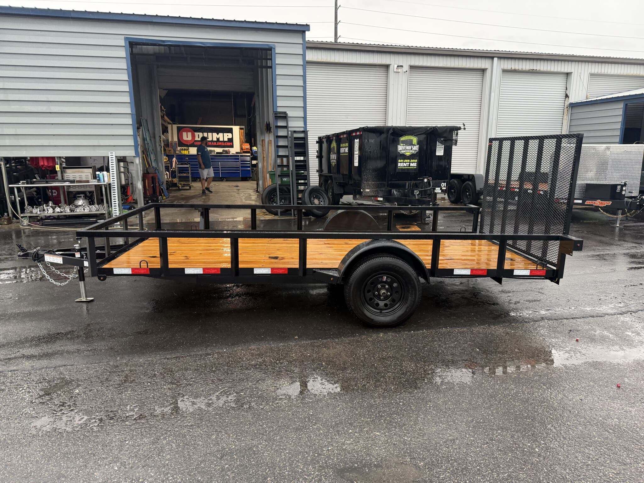 New 2026 Down 2 Earth 76X14 Tube Top Utility Trailer 2990 GVWR available in Englewood, Florida