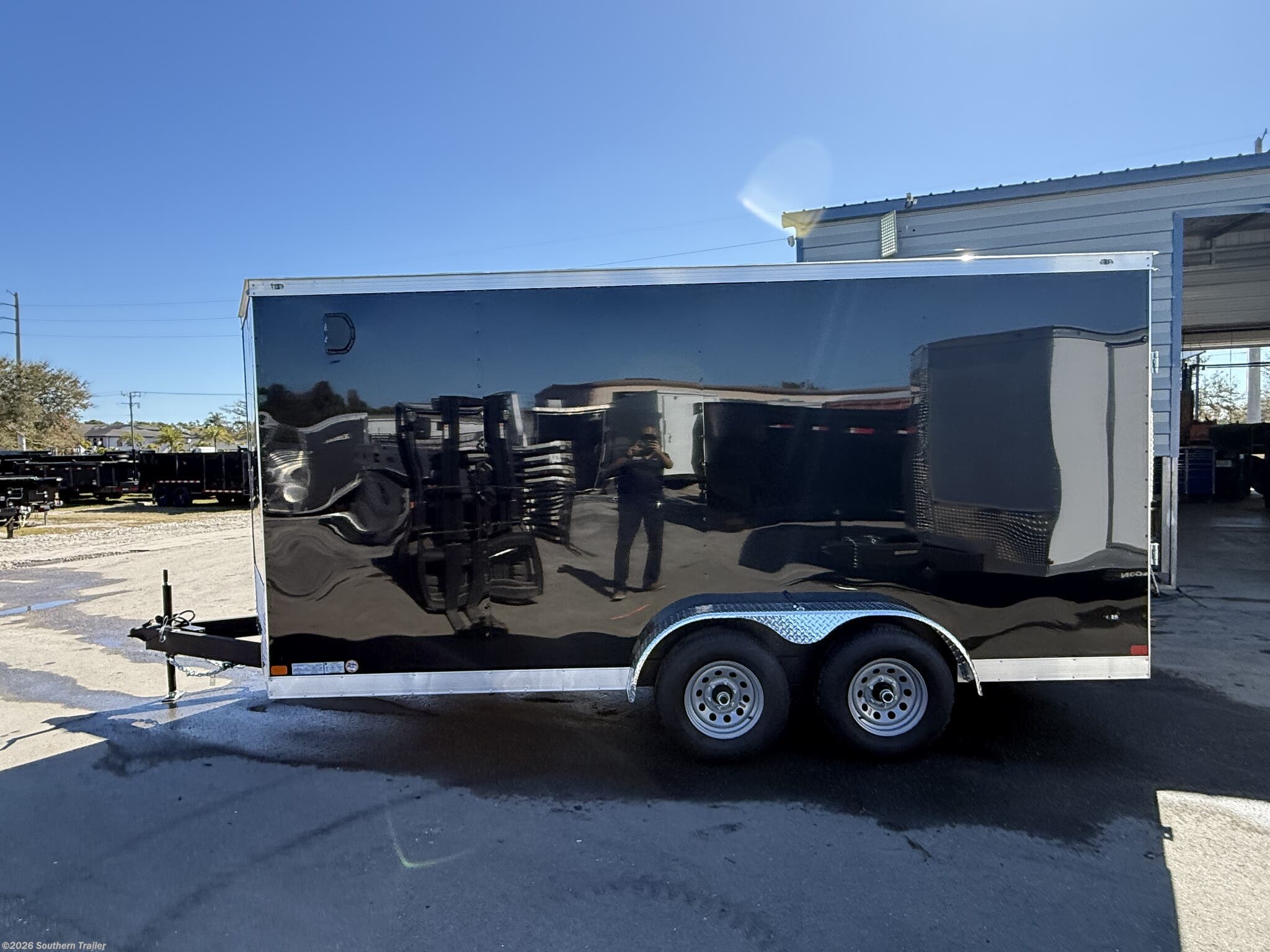 New 2026 Covered Wagon 7X16 Extra Tall Enclosed Cargo Trailer 9990 GVWR available in Englewood, Florida
