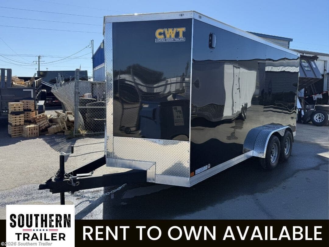 2026 Covered Wagon 7X16 Extra Tall Enclosed Cargo Trailer 9990 GVWR