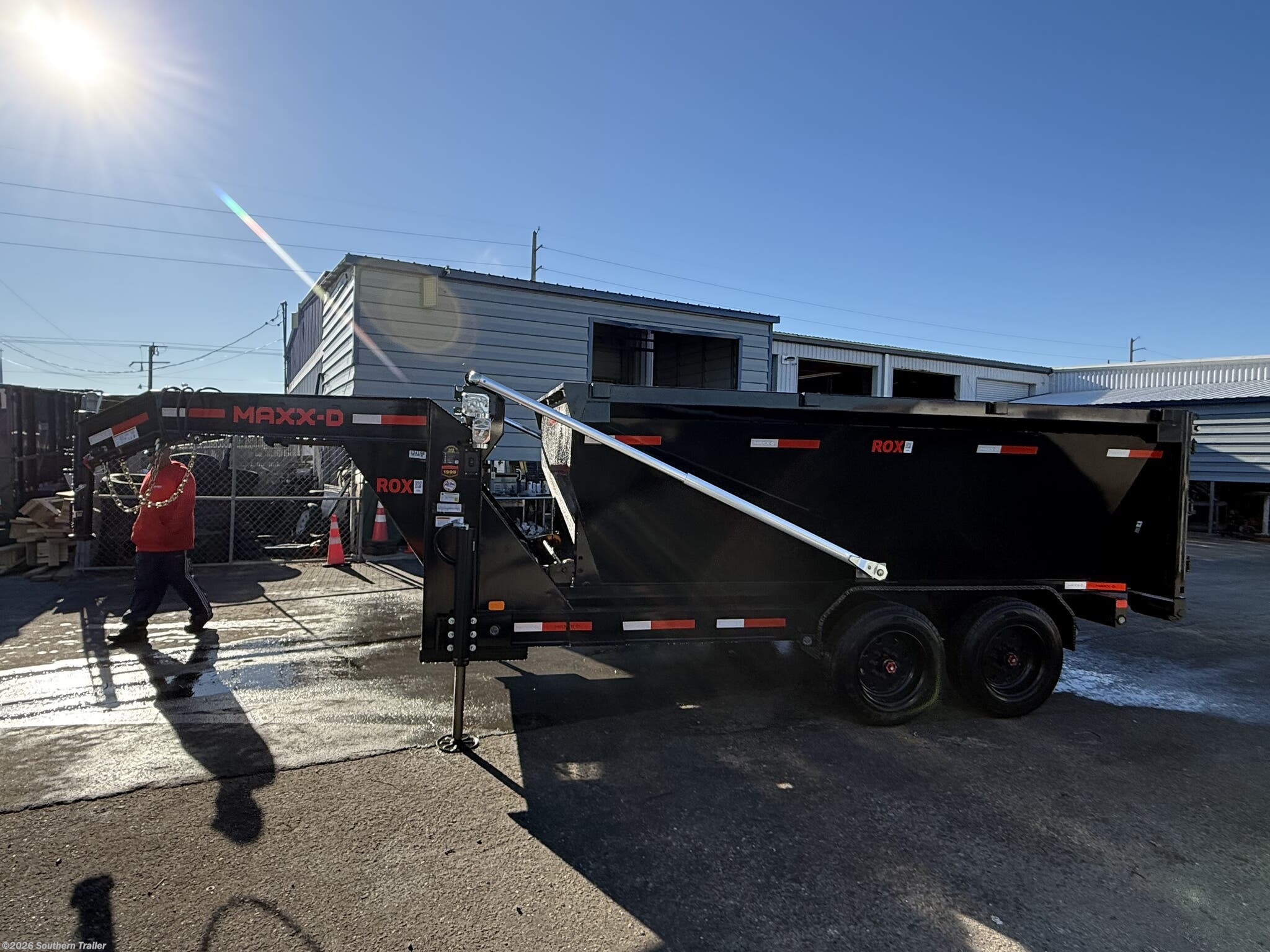 2026 83X14 Gooseneck Roll Off Dump Trailer 18K GVWR by MAXX-D from Southern Trailer in Englewood, Florida