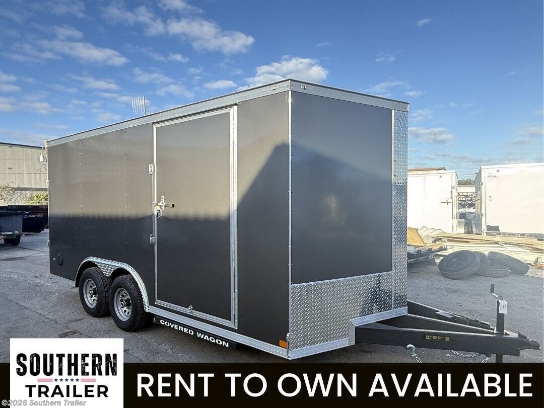 2026 Covered Wagon 8.5X16 Extra Tall Enclosed Cargo Trailer 9.9K GVWR