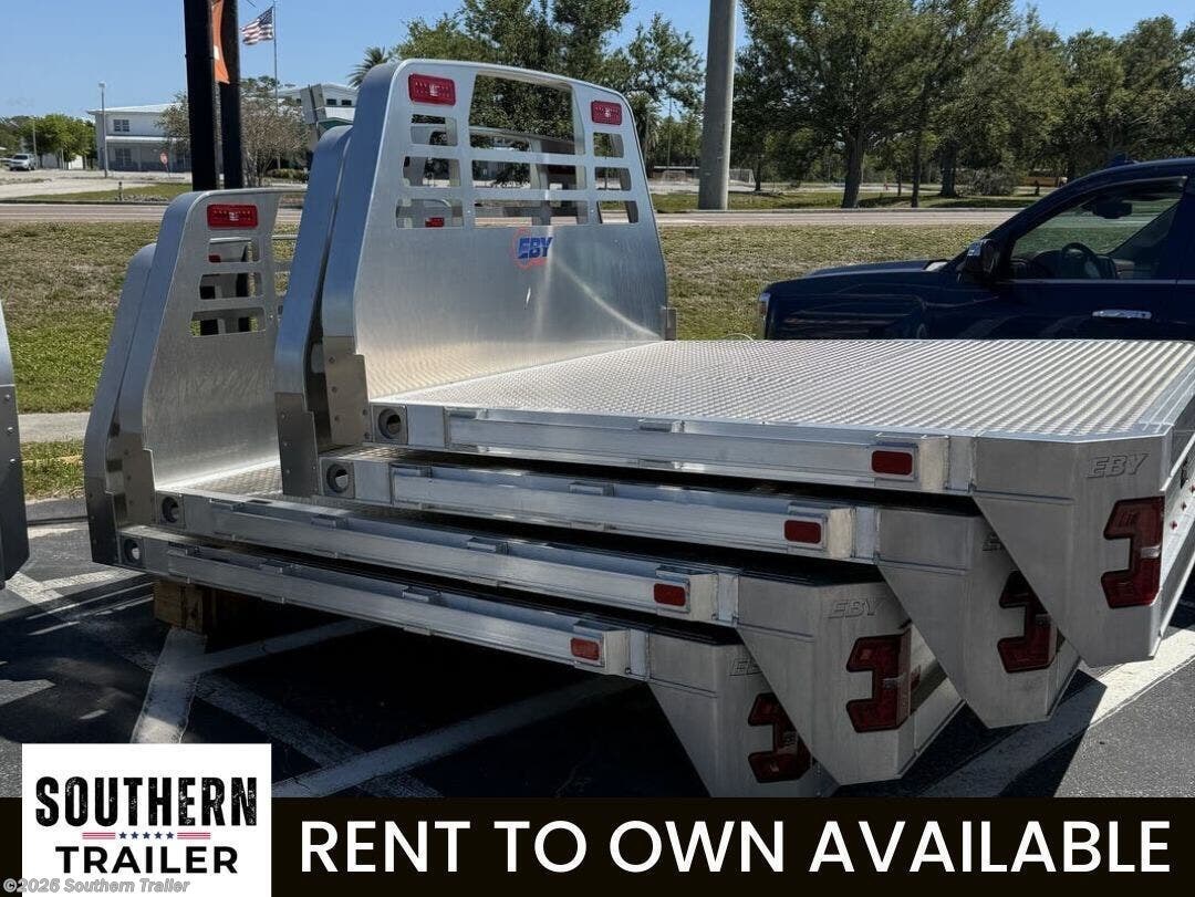 2025 EBY 8'6" X 84 1/8"  Aluminum Big Country Flatbed