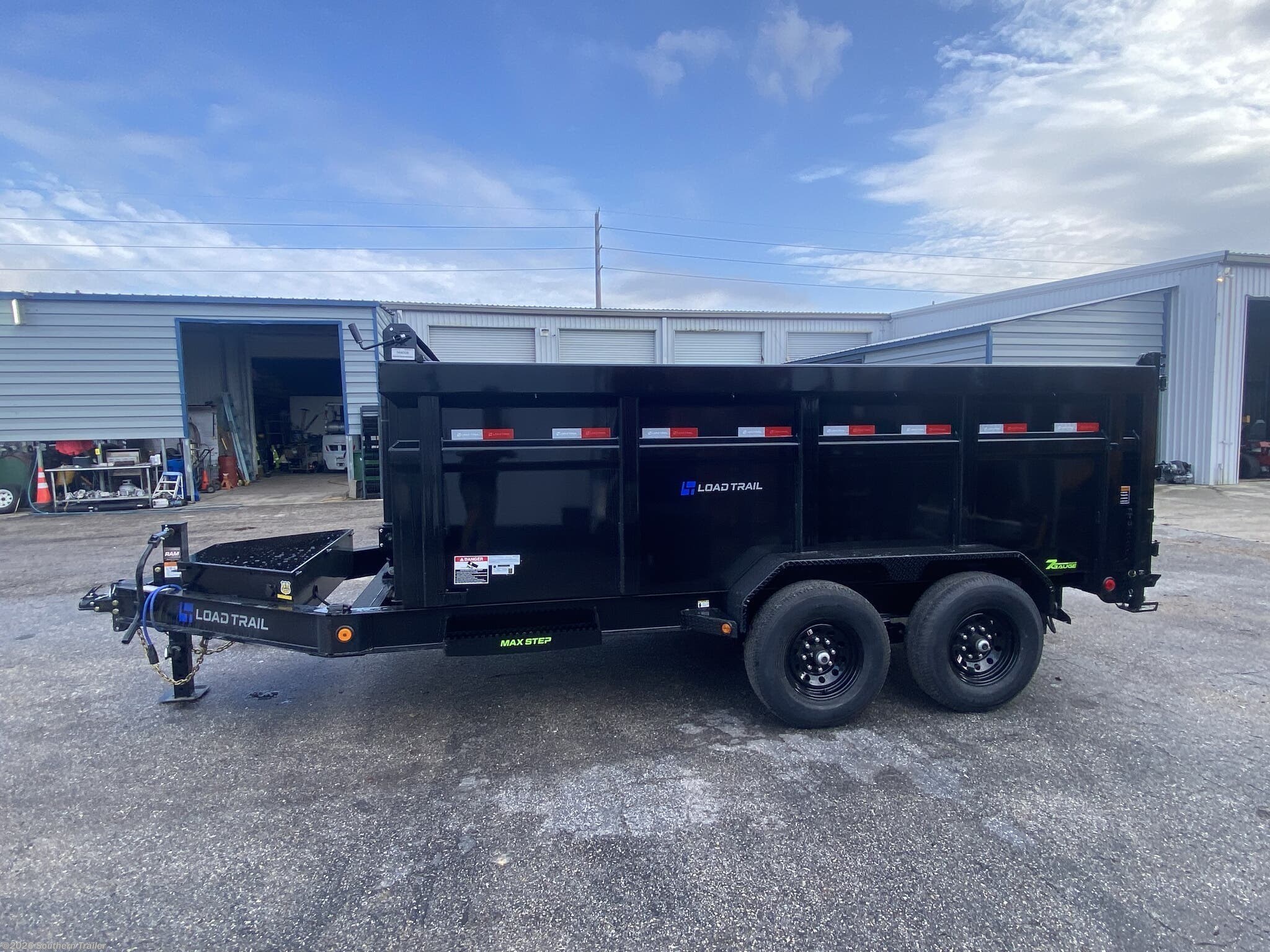2026 DL 83X14X4 Telescopic 7GA Floor Dump Trailer 14K GVWR by Load Trail from Southern Trailer in Englewood, Florida