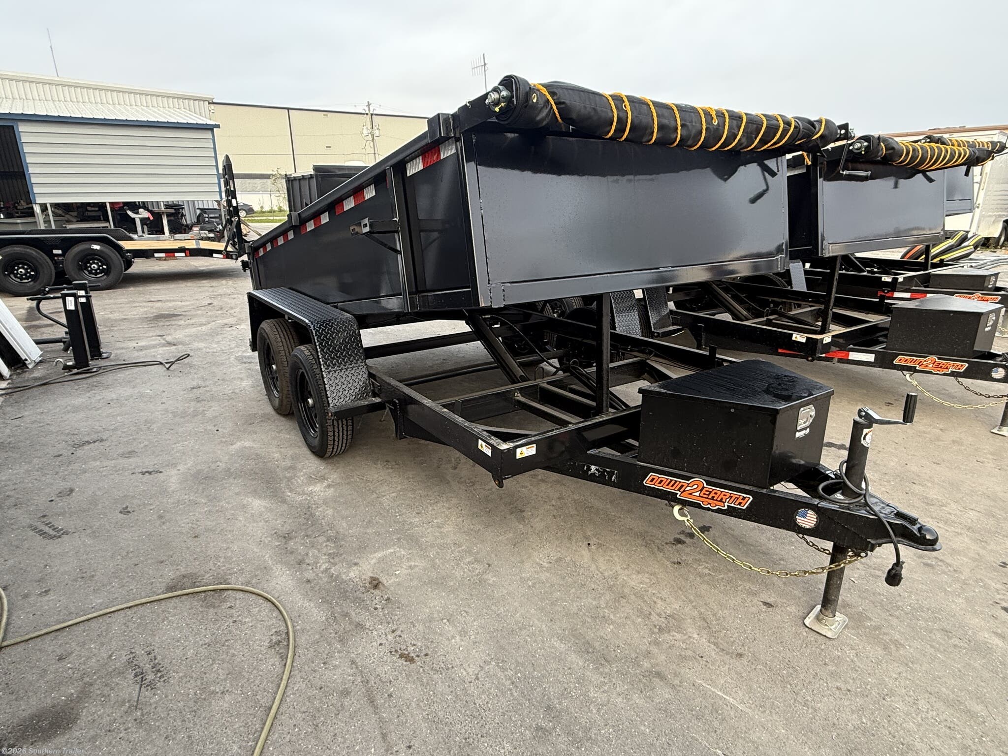 New 2026 Down 2 Earth 6X12 E Series Dump W/Tarp 7K GVWR available in Englewood, Florida