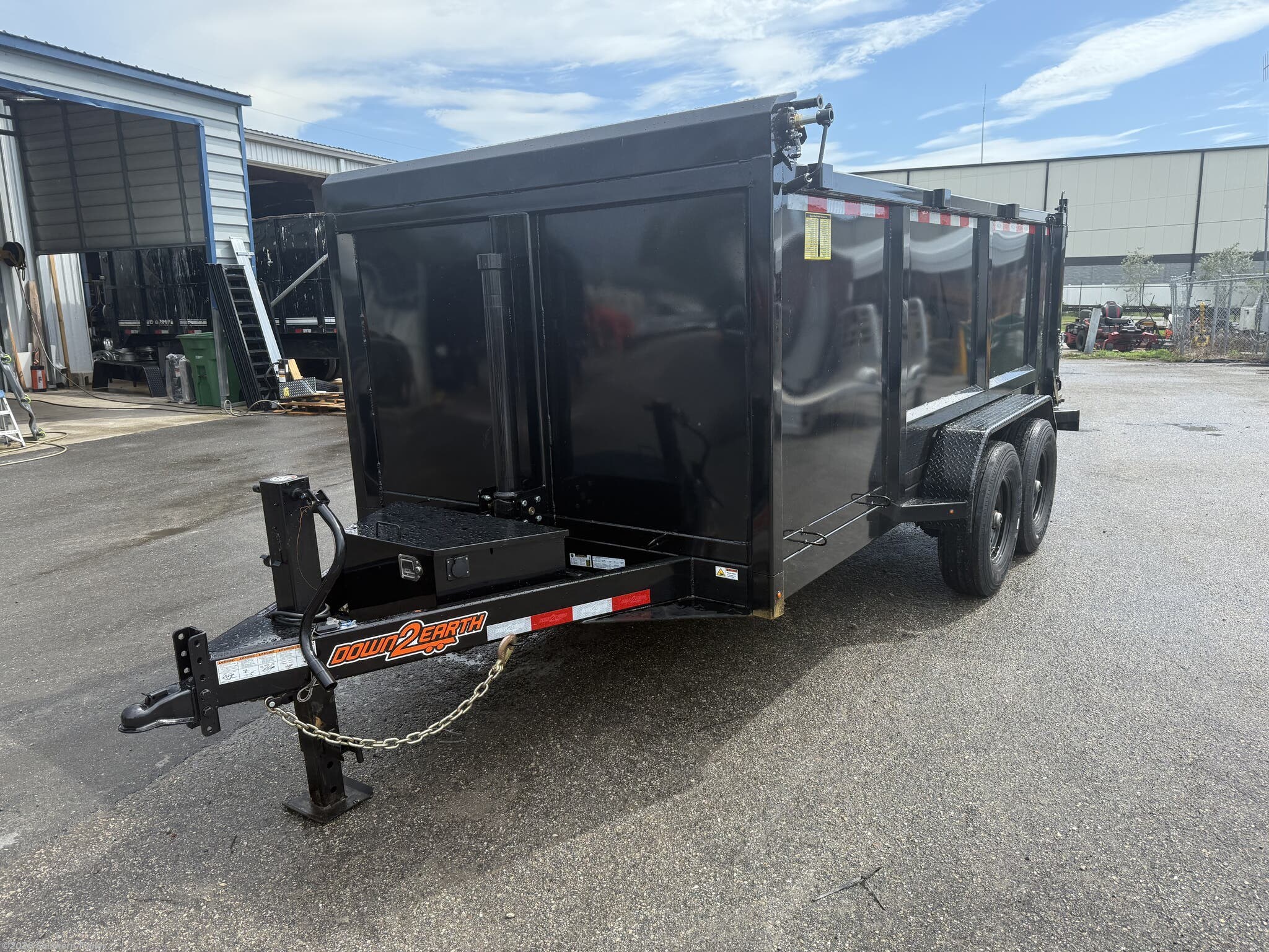 New 2026 Down 2 Earth 82X14X4 Tall Side Telescopic Dump 7GA Floor 14K available in Englewood, Florida