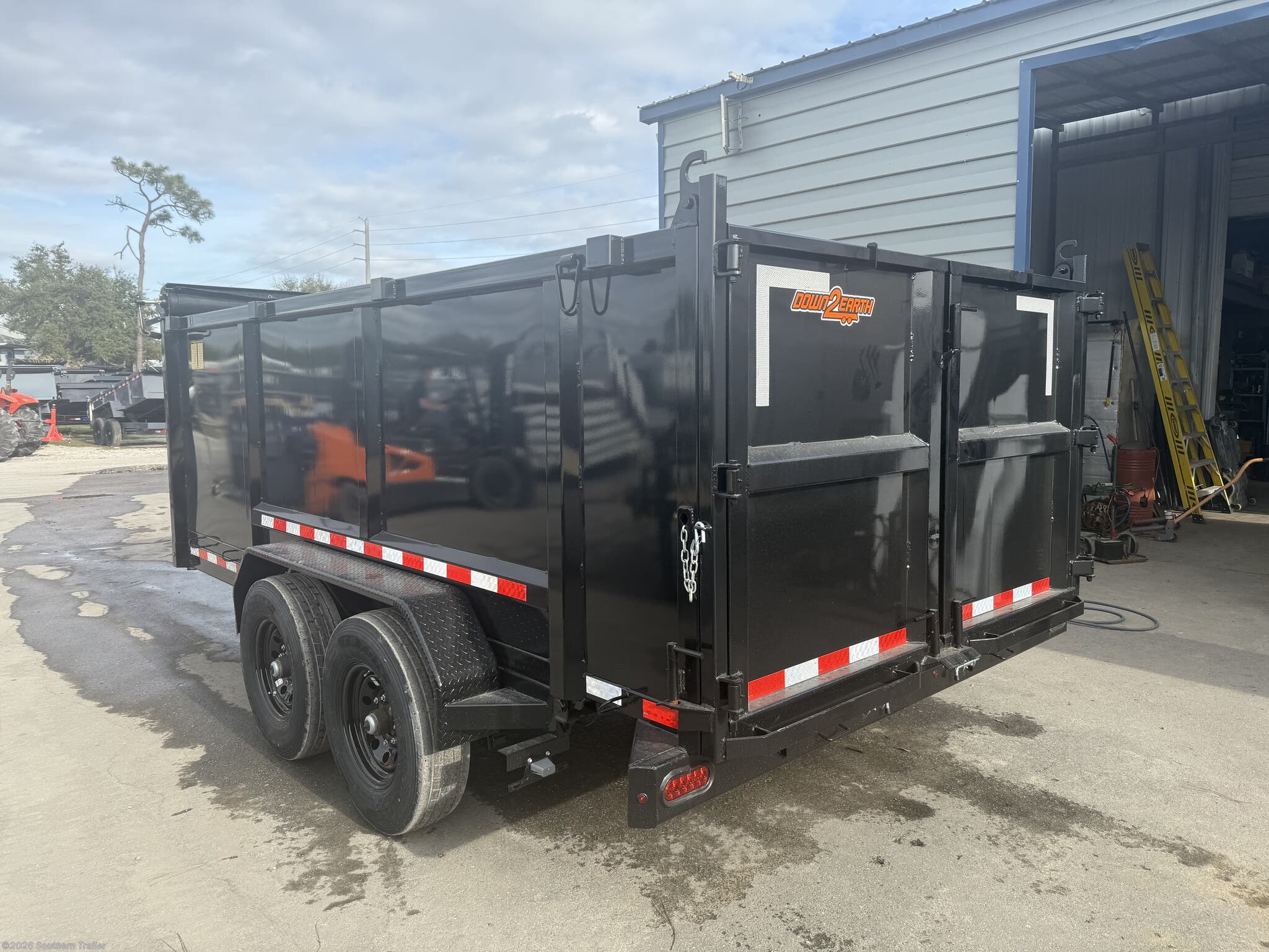 2026 82X16 Tall Side Telescopic Dump 7GA Floor 14K by Down 2 Earth from Southern Trailer in Englewood, Florida