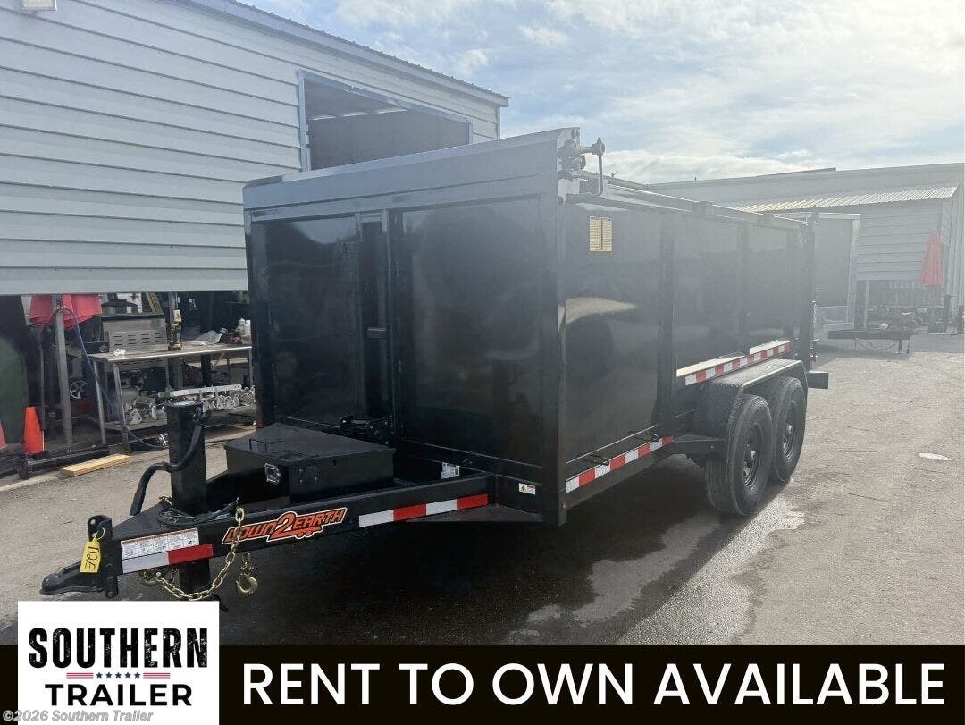 2026 Down 2 Earth 82X16 Tall Side Telescopic Dump 7GA Floor 14K