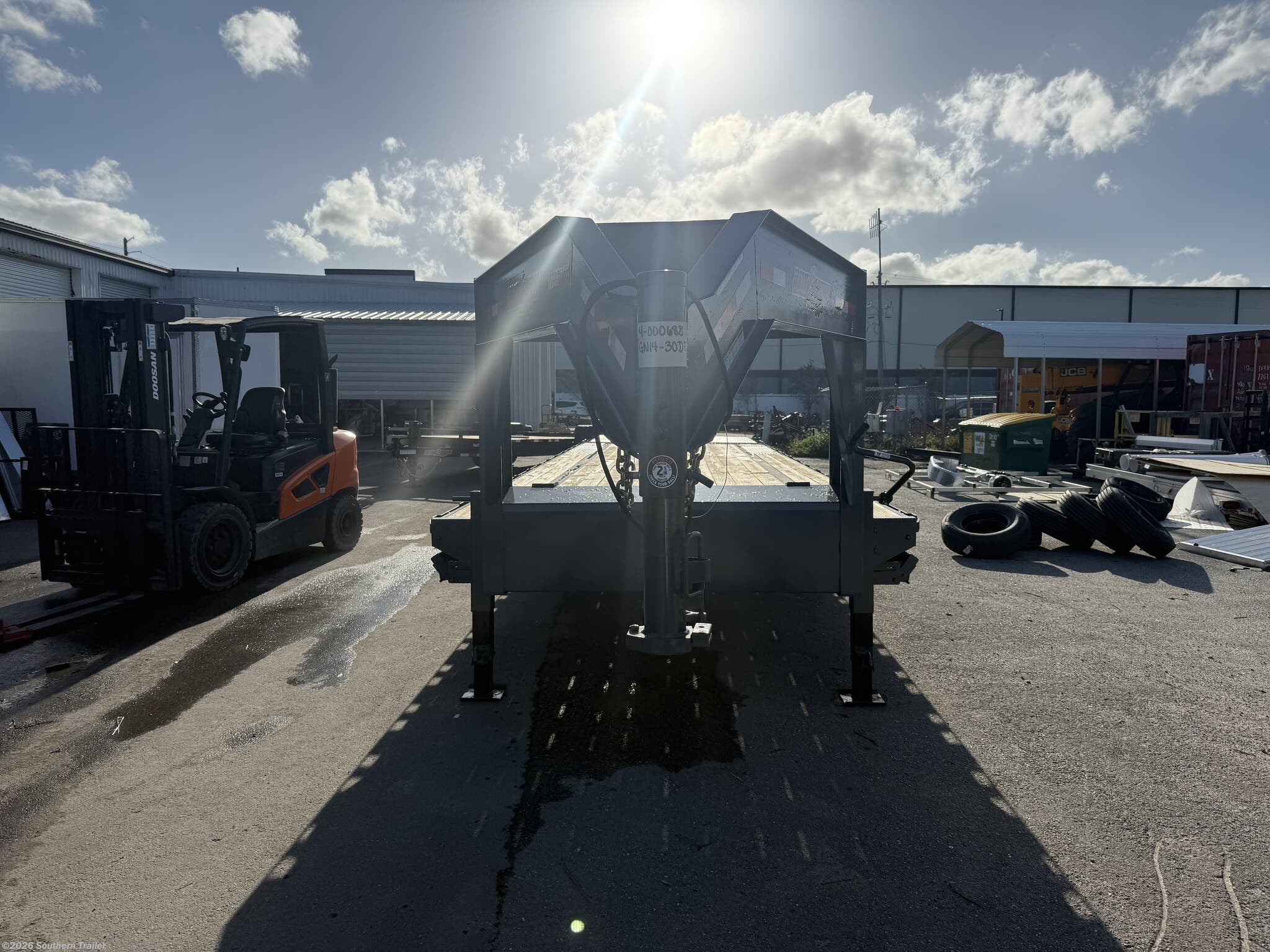 2026 102X30 Gooseneck Flatbed Trailer 15.5K GVWR by Down 2 Earth from Southern Trailer in Englewood, Florida