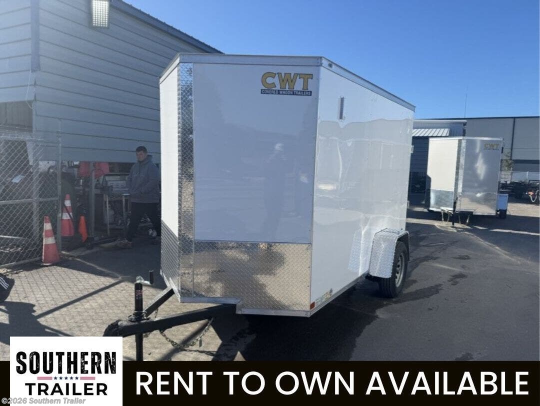 2026 Covered Wagon 6X10 Single Axle Enclosed Cargo Trailer 2990 GVWR