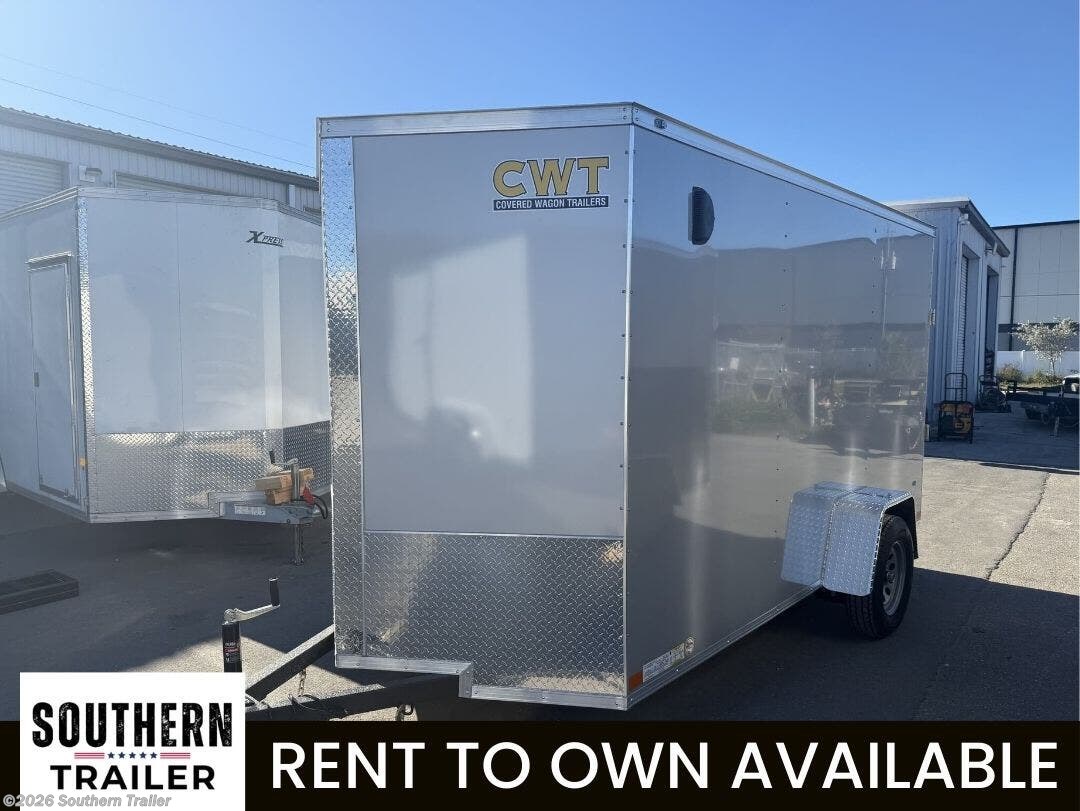 2026 Covered Wagon 6X12 Single Axle Enclosed Cargo Trailer 2990 GVWR