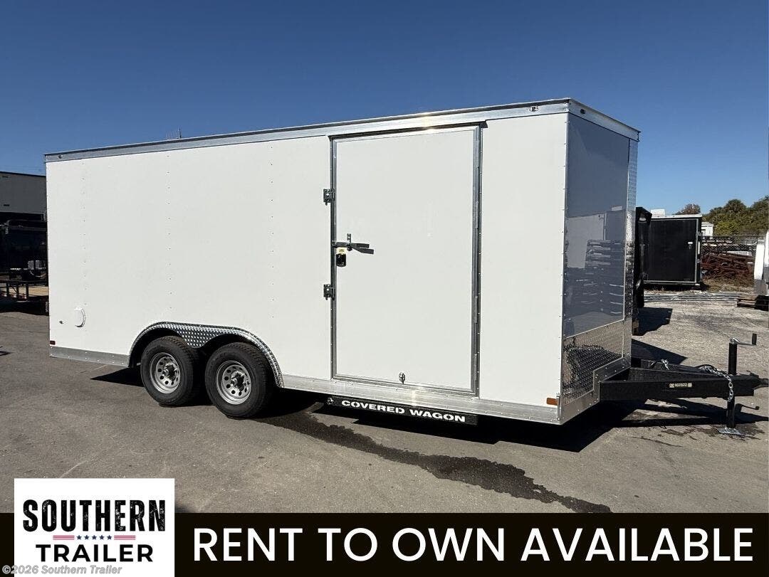 2026 Covered Wagon 8.5X18 Enclosed Cargo Trailer 9990 GVWR
