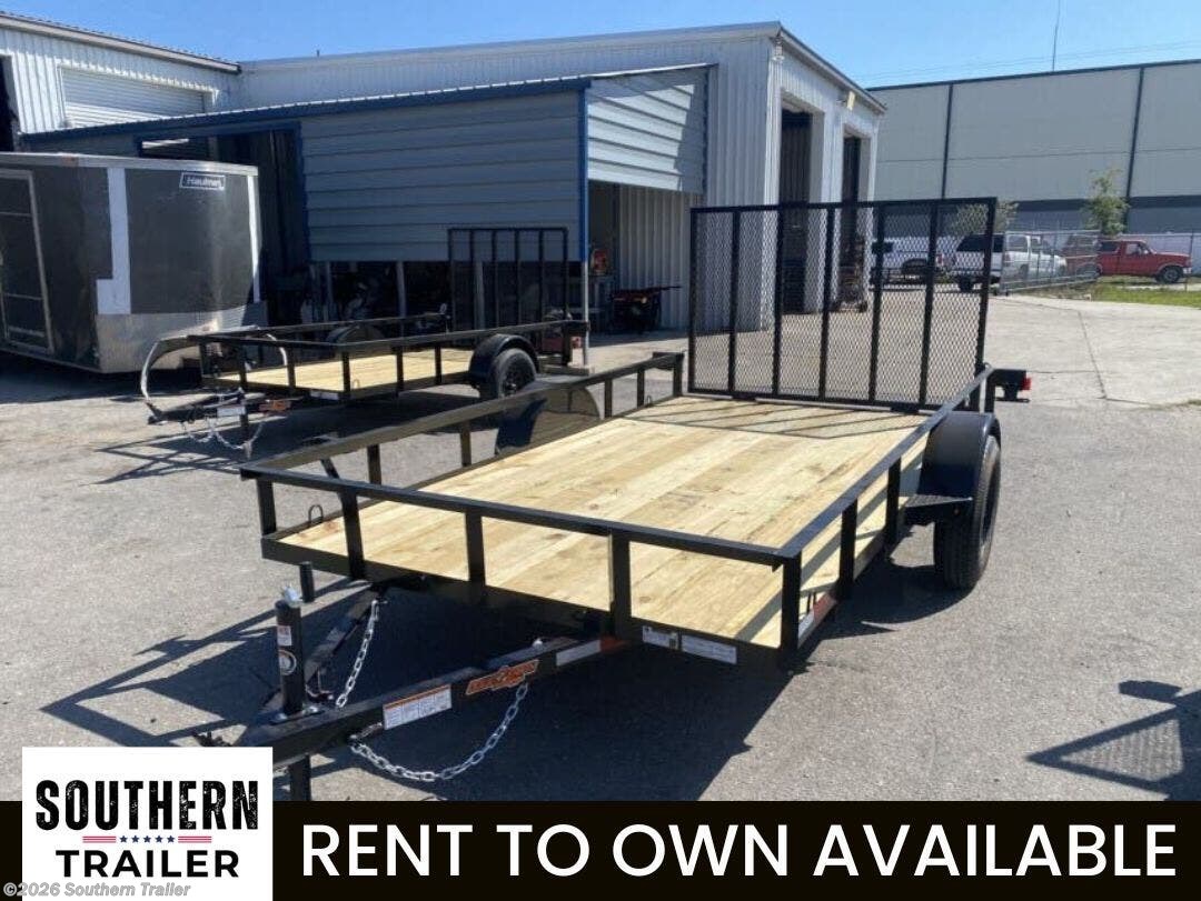 2026 Down 2 Earth 76X12 Angle Utility Trailer 2990 GVWR