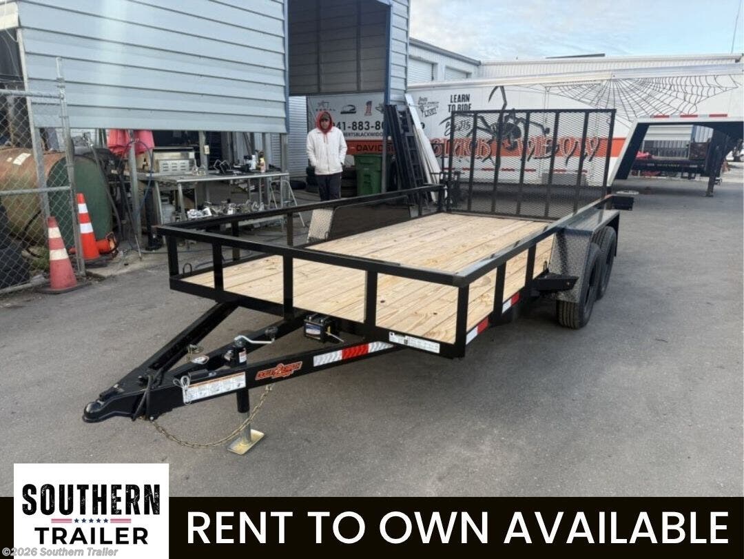 2026 Down 2 Earth 76X14 Tandem Axle Utility Trailer 7K GVWR