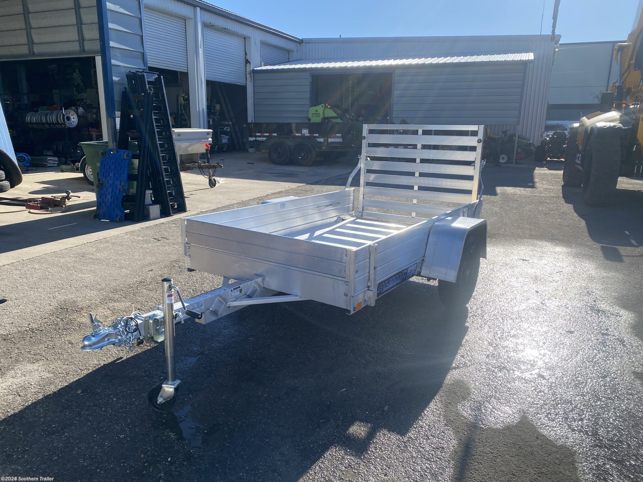 2027 Aluma 548ESA-S-TG 8' Aluminum Utility Trailer with 12" Sides - New Utility Trailer for sale by Southern Trailer in Englewood, Florida