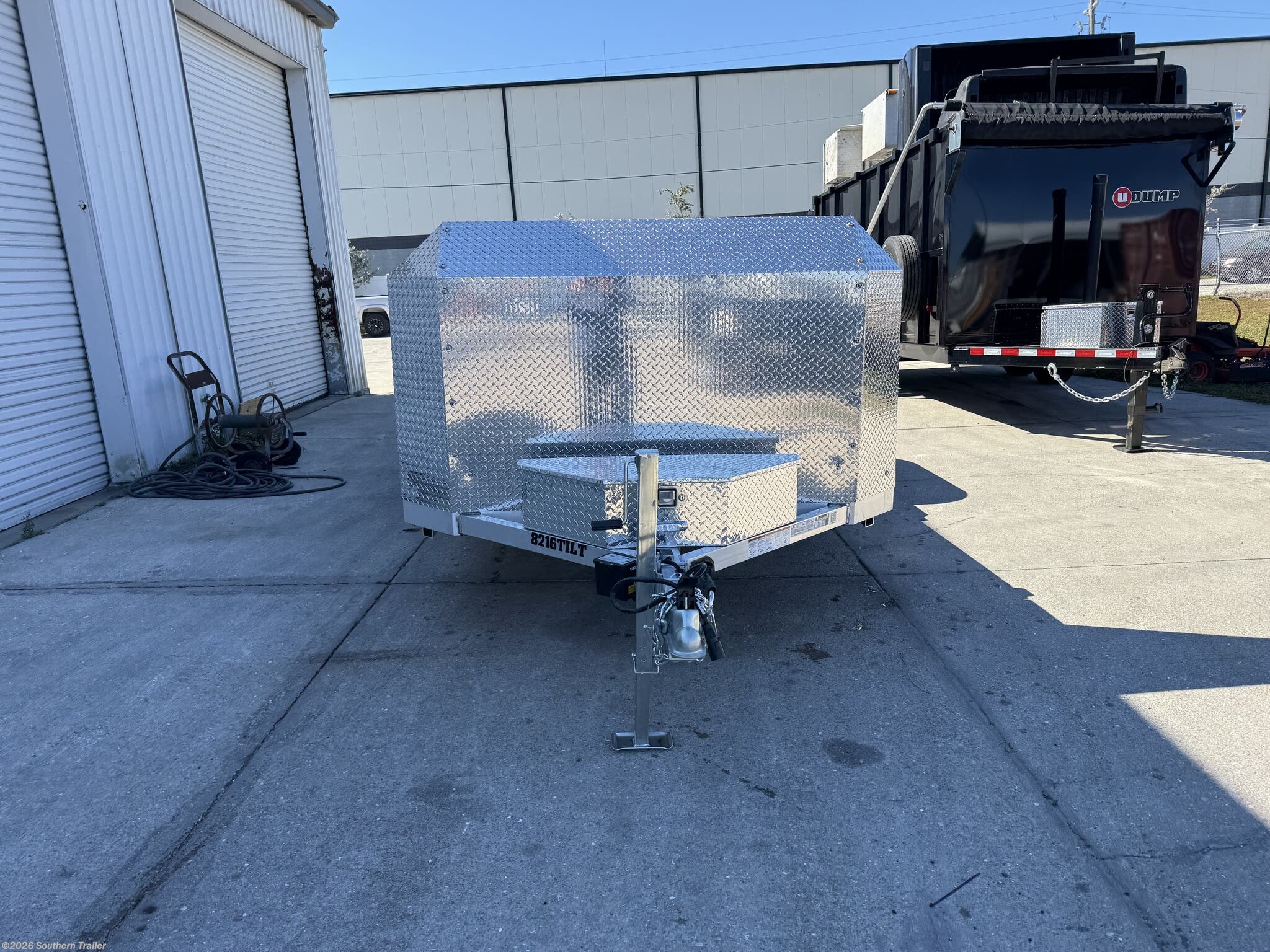 New 2027 Aluma 8216ANV-TILT-TA 16' Anniversary Edition Tilt Trailer 7K GVWR available in Englewood, Florida