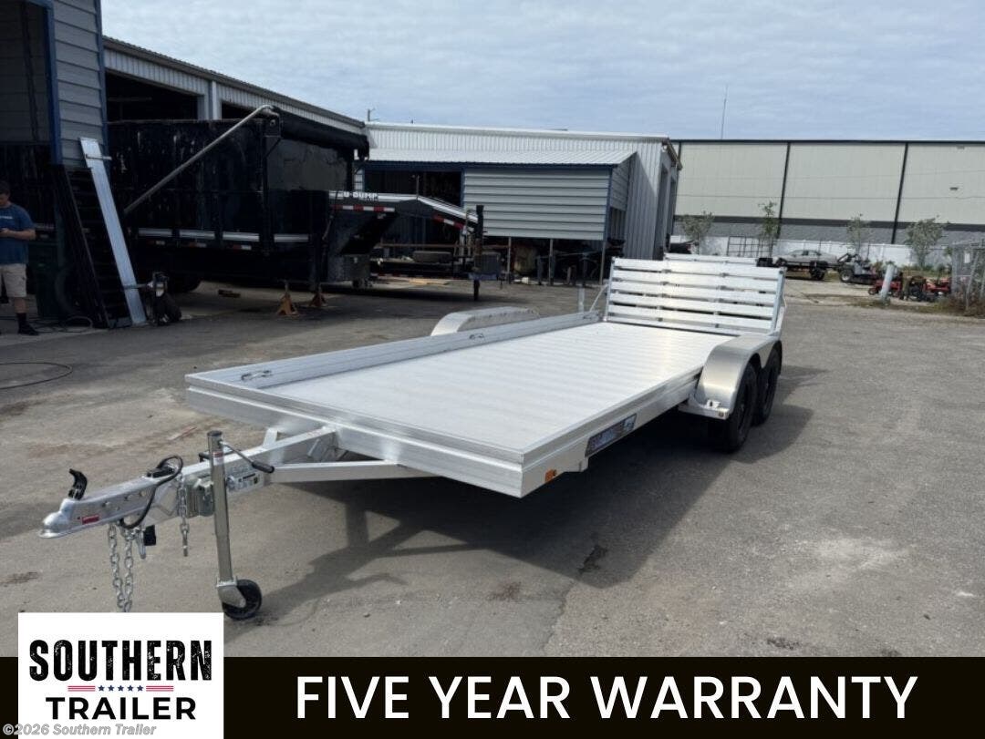 2027 Aluma 7818ESA-TA 18' Aluminum Deck Utility w/Bi-Fold Gate 7K GVWR