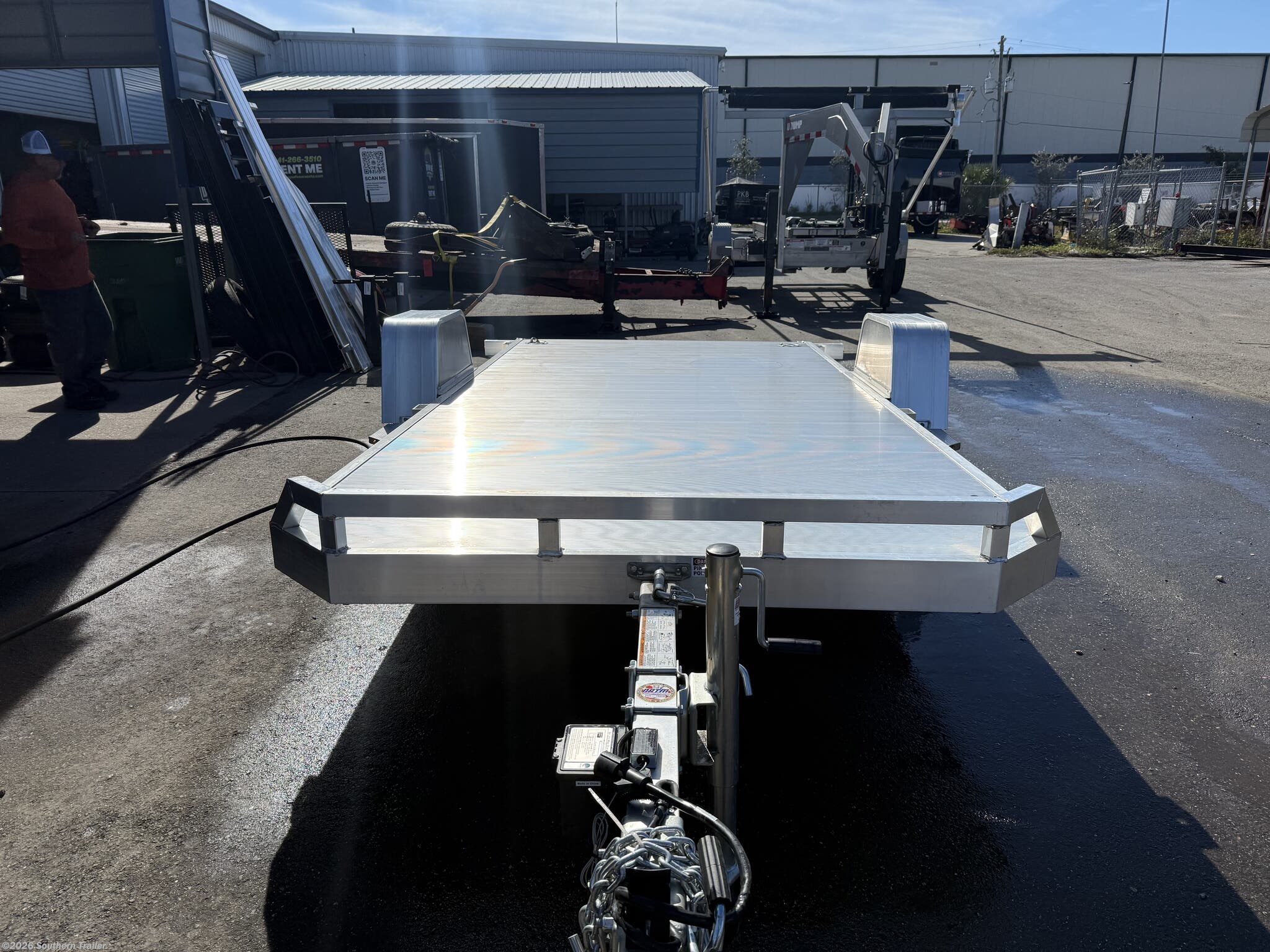 New 2027 Aluma 8214H-TILT-S 14' HD Aluminum Tilt Trailer 5.2K GVWR available in Englewood, Florida