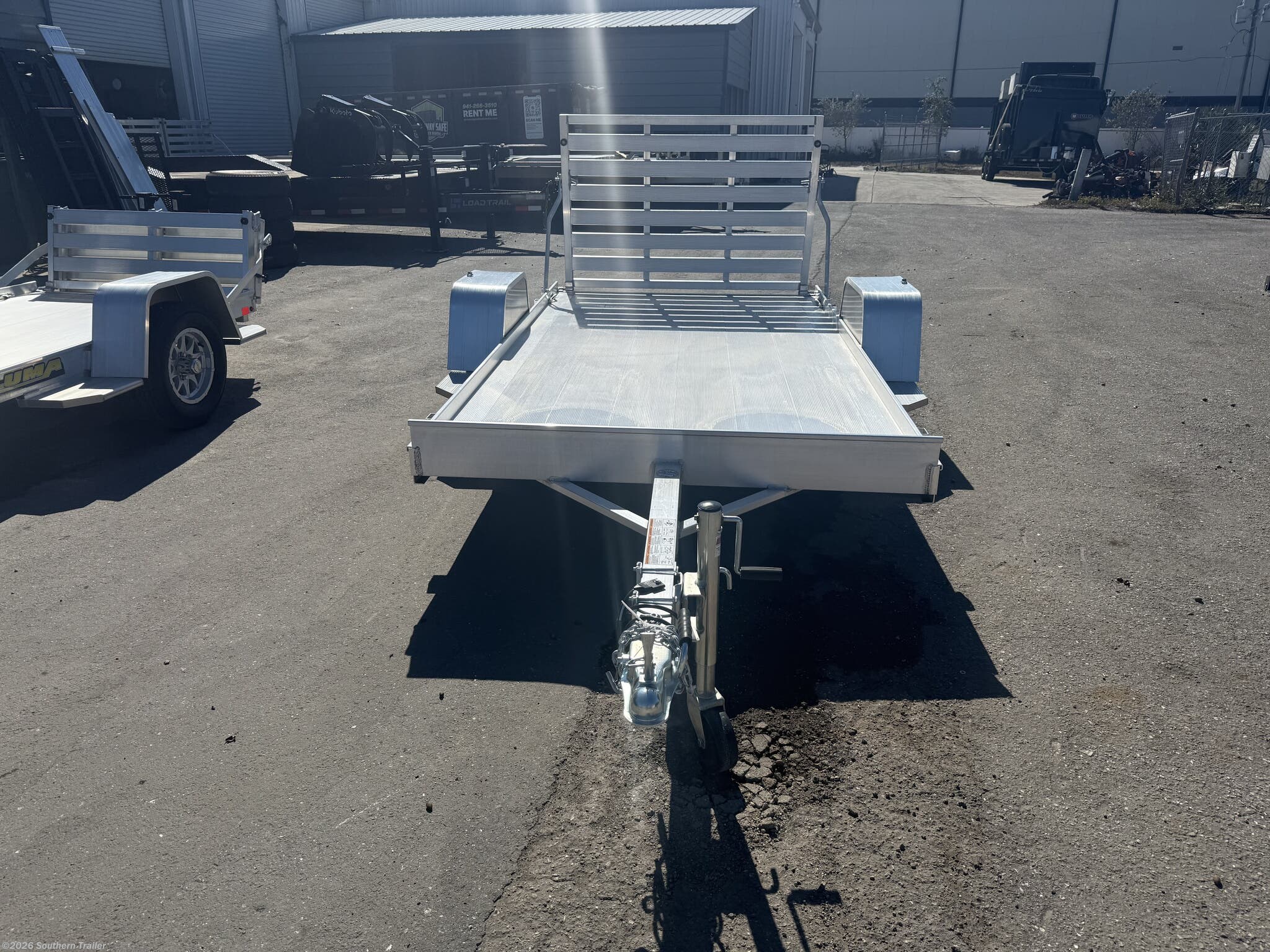 New 2027 Aluma 6310S-TG 10' Single Axle Aluminum Utility Trailer 2K GVWR available in Englewood, Florida