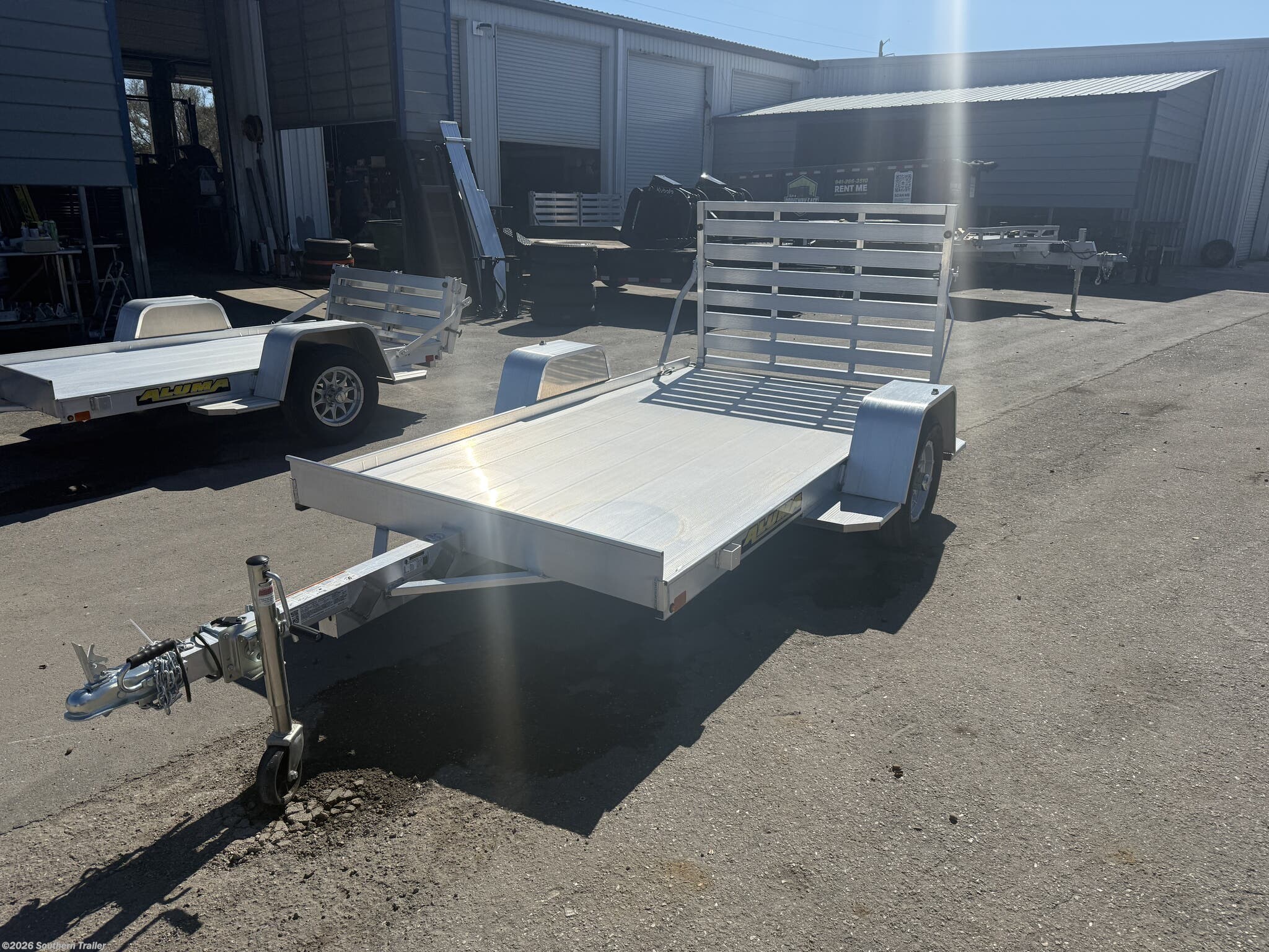 2027 6310S-TG 10' Single Axle Aluminum Utility Trailer 2K GVWR by Aluma from Southern Trailer in Englewood, Florida