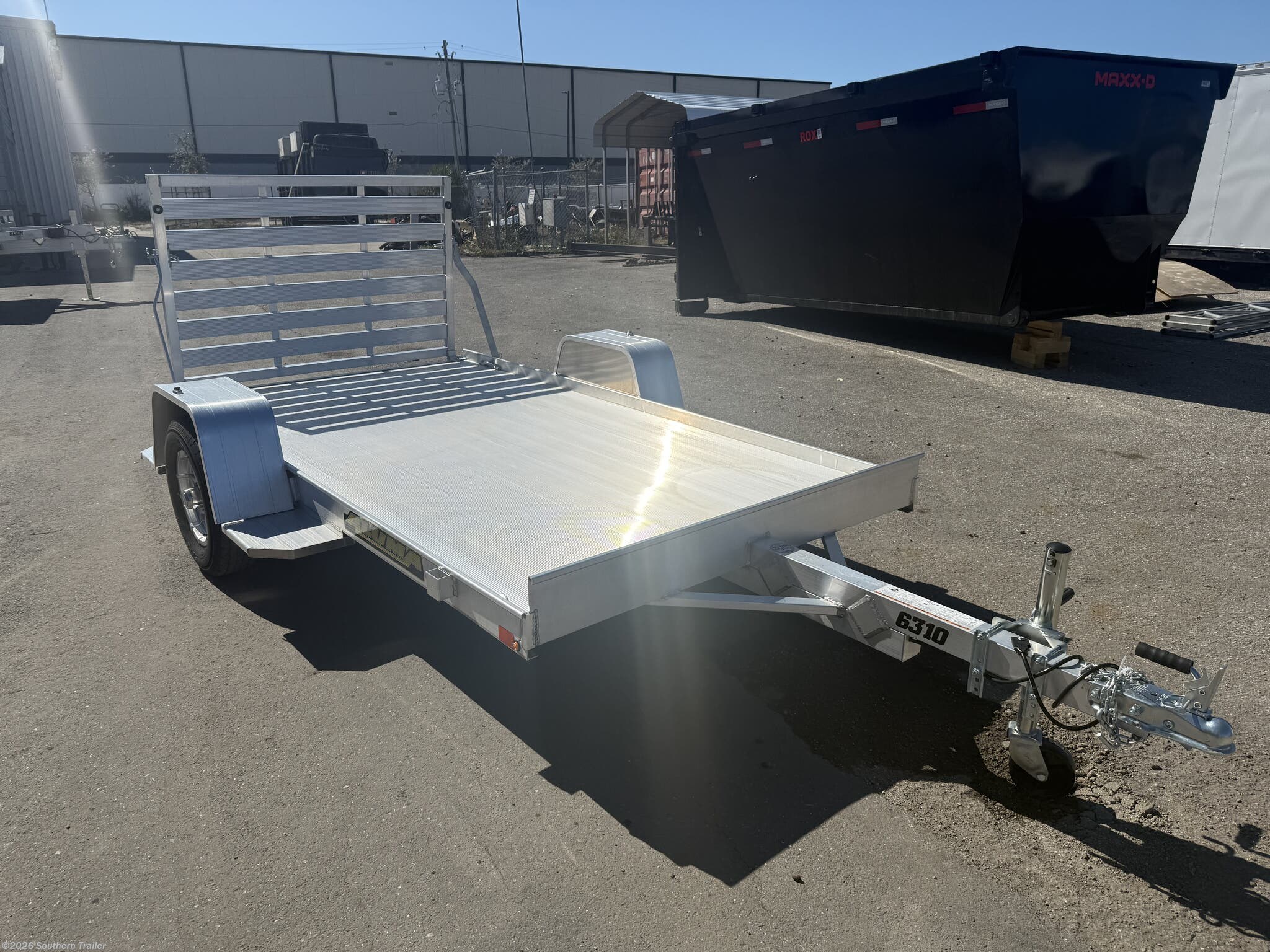 2027 Aluma 6310S-TG 10' Single Axle Aluminum Utility Trailer 2K GVWR - New Utility Trailer for sale by Southern Trailer in Englewood, Florida
