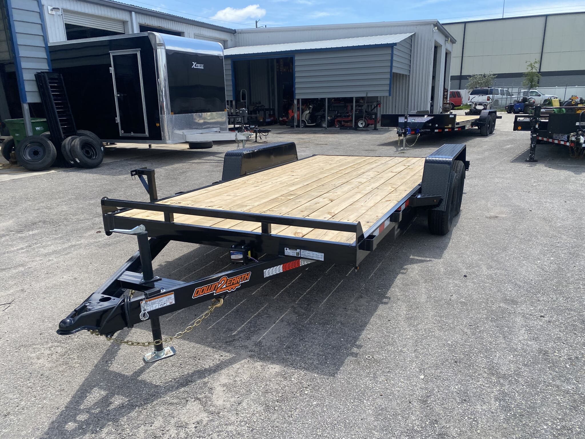2026 Down 2 Earth 82X16 Car Hauler Trailer 7000 LB GVWR - New Car Hauler Trailer for sale by Southern Trailer in Englewood, Florida
