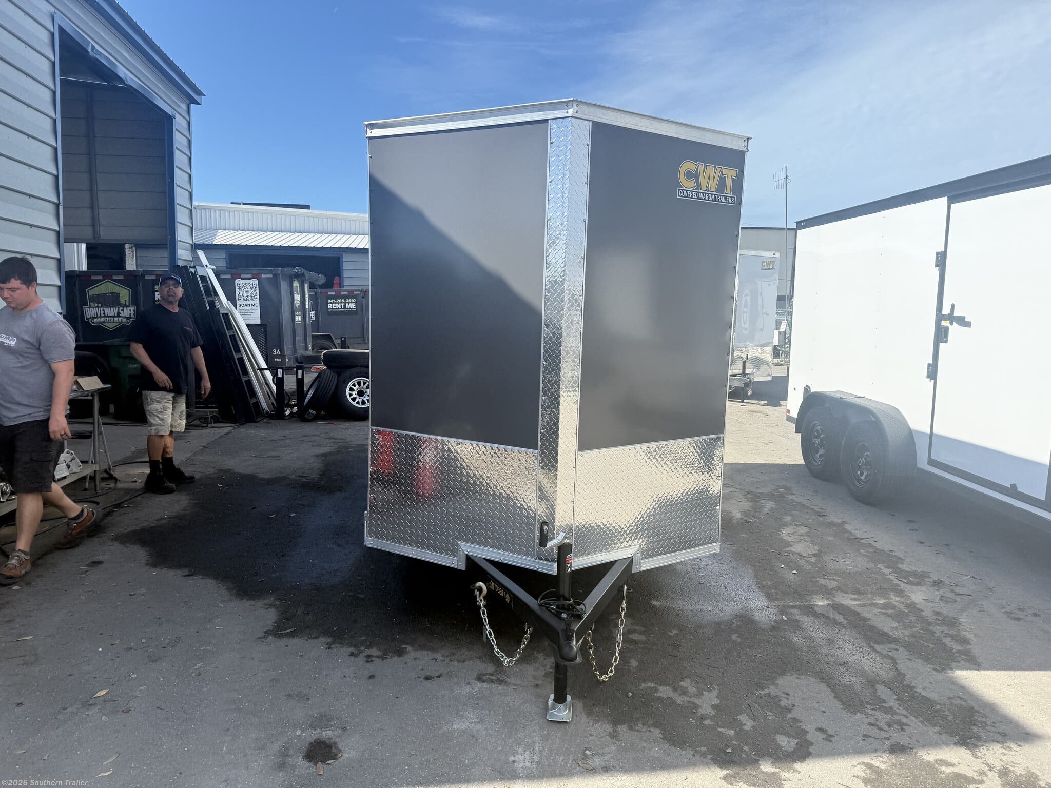 New 2026 Covered Wagon 6X12 Single Axle Enclosed Cargo Trailer 2990 GVWR available in Englewood, Florida