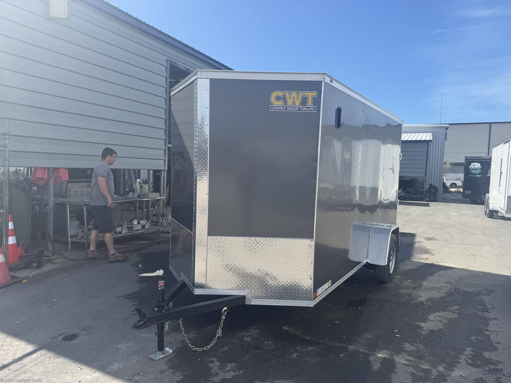 2026 6X12 Single Axle Enclosed Cargo Trailer 2990 GVWR by Covered Wagon from Southern Trailer in Englewood, Florida