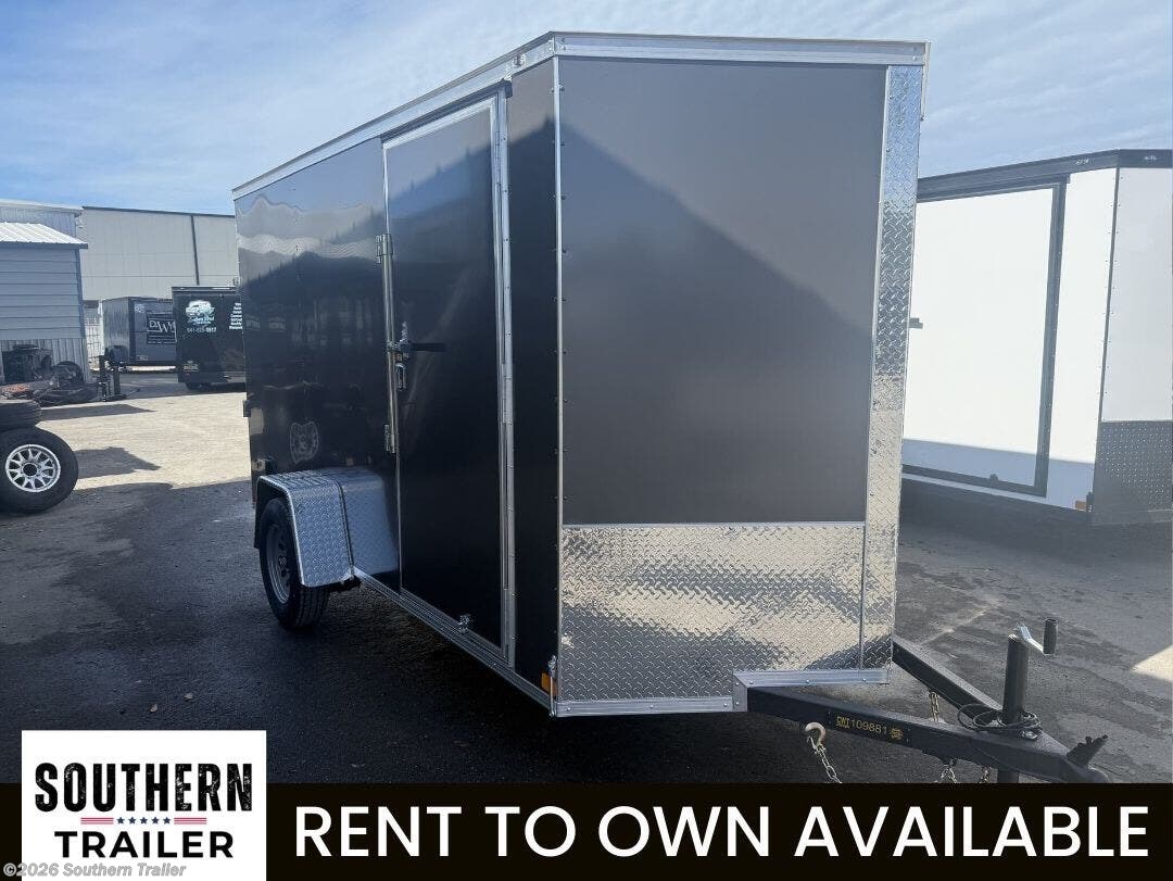 2026 Covered Wagon 6X12 Single Axle Enclosed Cargo Trailer 2990 GVWR