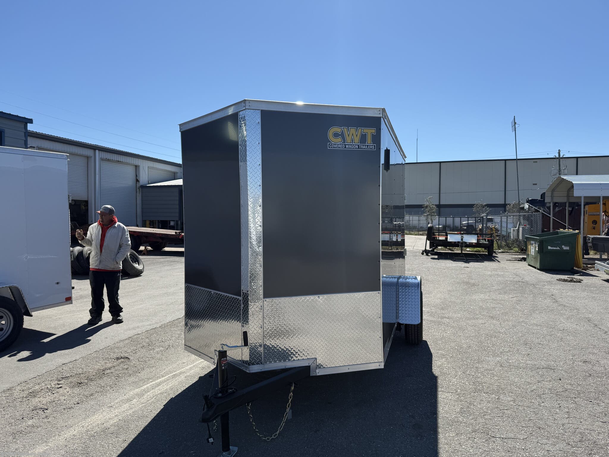 2026 6X10 Single Axle Enclosed Cargo Trailer 2990 GVWR by Covered Wagon from Southern Trailer in Englewood, Florida