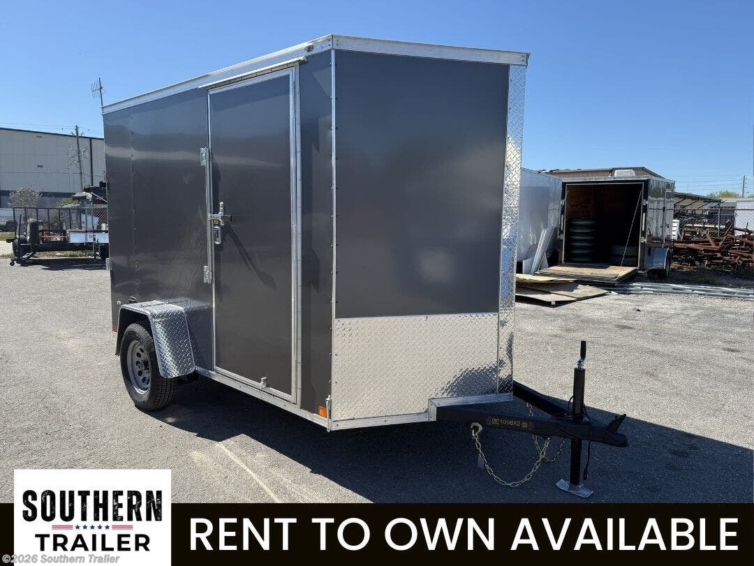 2026 Covered Wagon 6X10 Single Axle Enclosed Cargo Trailer 2990 GVWR